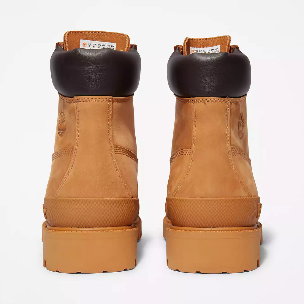 [TB0A5ZNU231] Mens Timberland 6" Waterproof Boot 'Premium Bee Line Rubber Toe WP Wheat Nubuck'