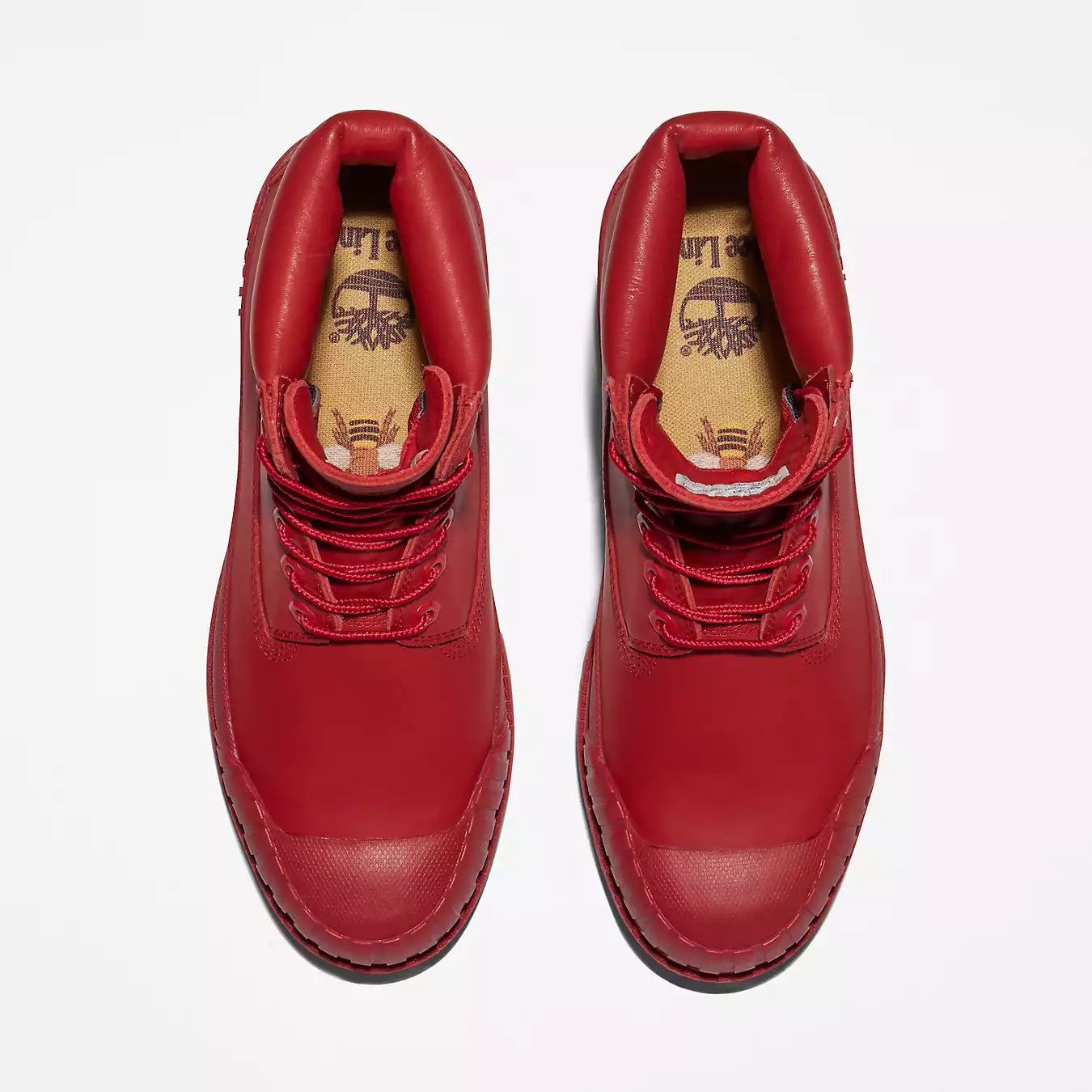 [TB0A5ZQ3626] Mens Timberland 6" Waterproof Boot 'Premium Bee Line Rubber Toe WP Red Nubuck'