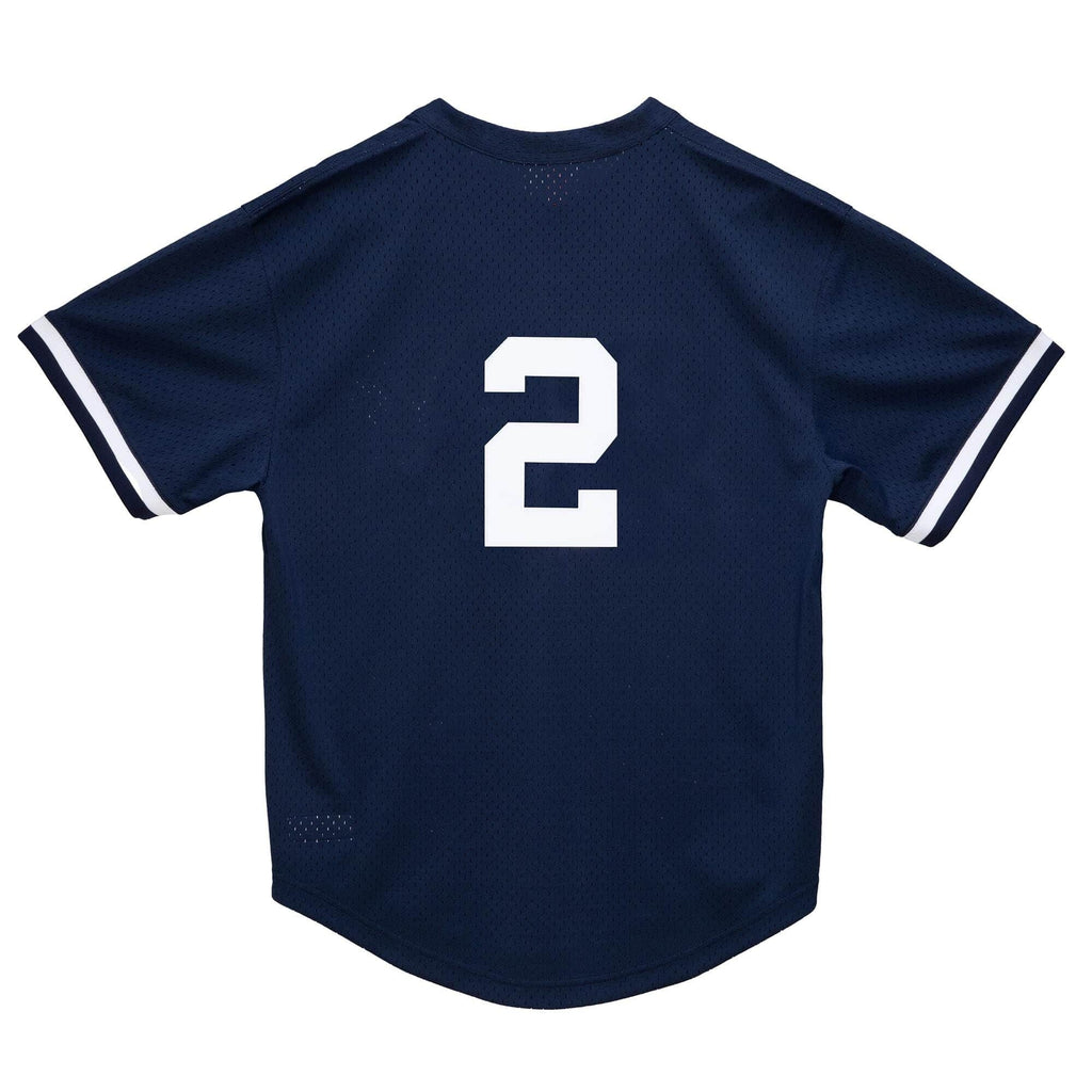 Mens Mitchell & Ness MLB AUTHENTIC BP JERSEY - PULLOVER YANKEES 1995 DEREK JETER