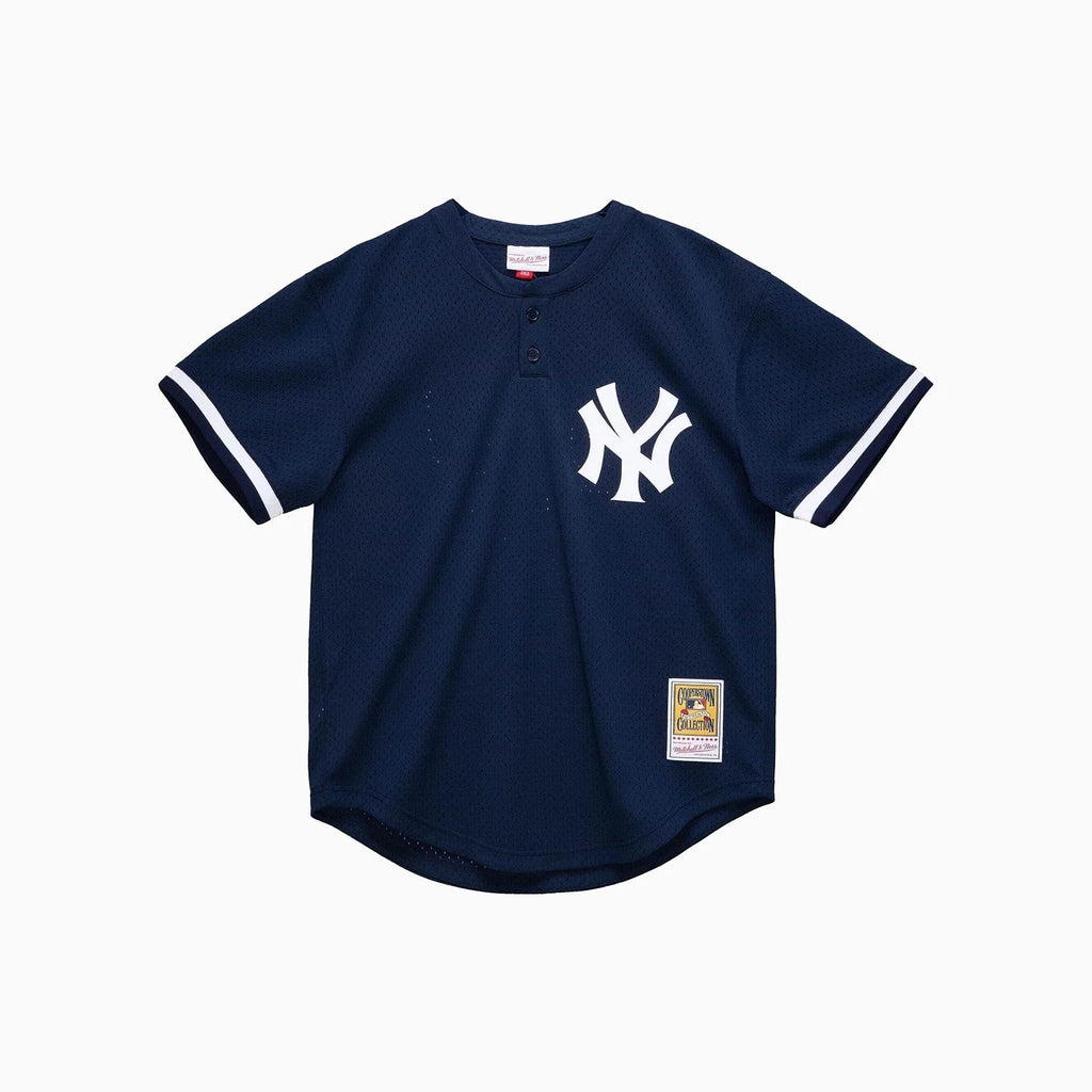 Mens Mitchell & Ness MLB AUTHENTIC BP JERSEY - PULLOVER YANKEES 1995 DEREK JETER
