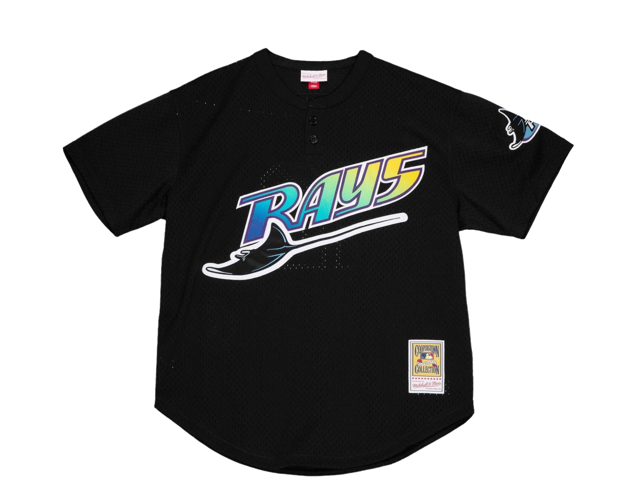 MENS MITCHELL & NESS MLB AUTHENTIC BP JERSEY - PULLOVER RAYS 1998 WADE BOGGS