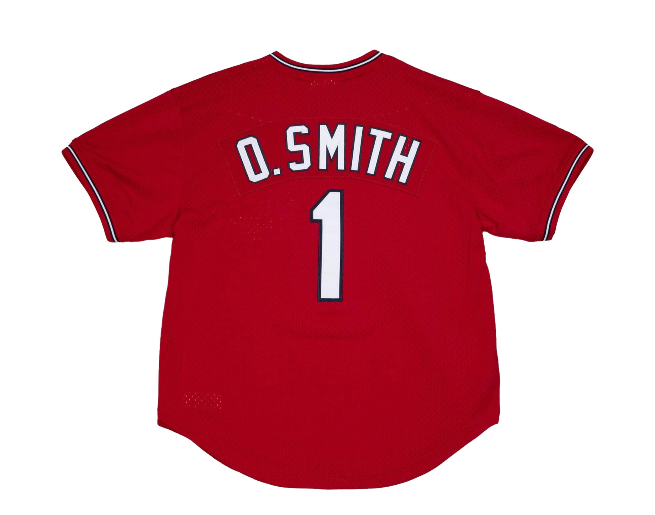 MENS MITCHELL & NESS MLB AUTHENTIC BP JERSEY - CARDINALS 1996 OZZIE SMITH