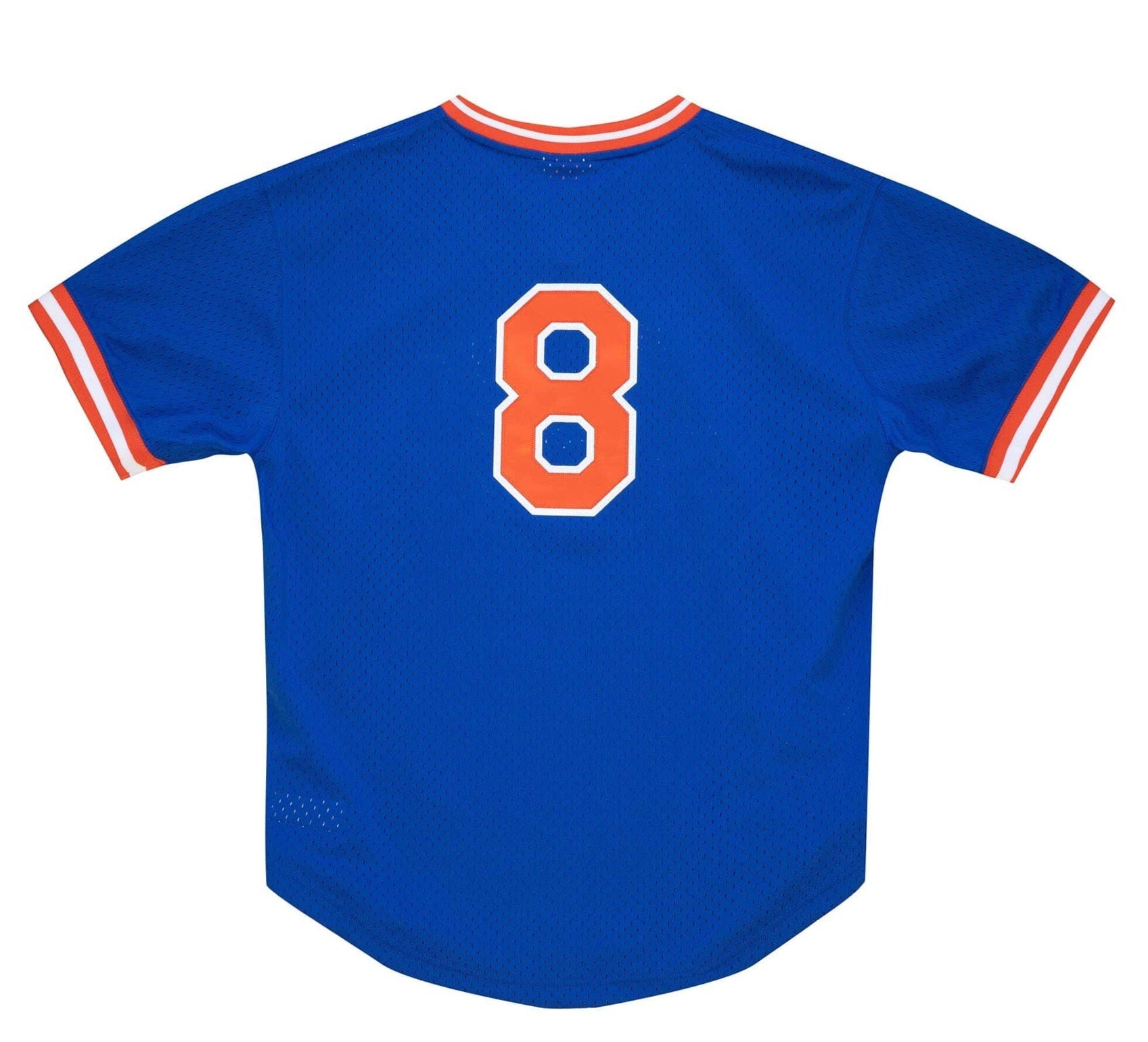 MENS MITCHELL & NESS MLB AUTHENTIC BP JERSEY - PULLOVER METS 1986 GARY CARTER