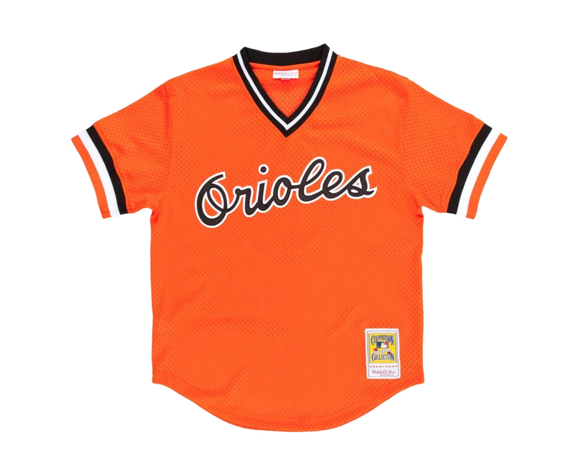MENS MITCHELL & NESS MLB AUTHENTIC BP JERSEY - ORIOLES 1988 CAL RIPKEN JR