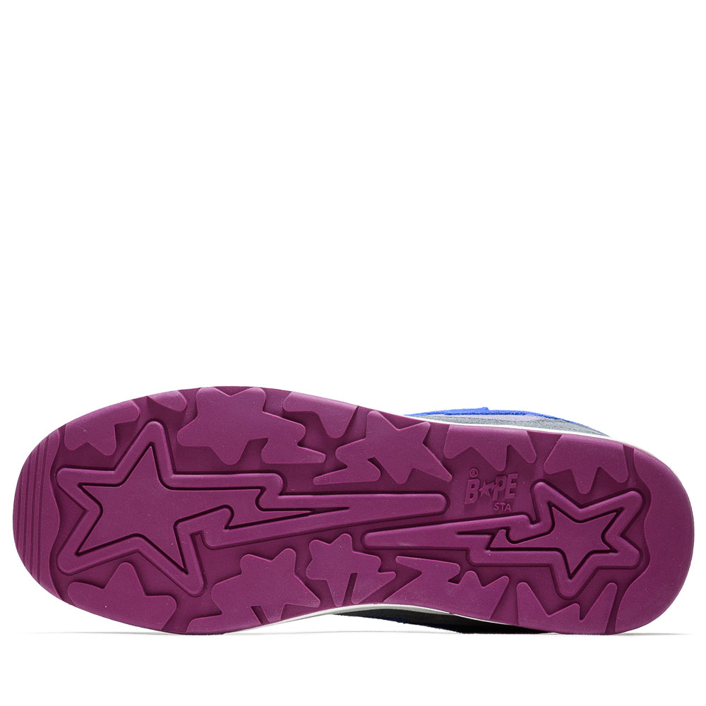 [1J30191021-BLUE] Mens A Bathing Ape Bape Road Sta #1 M2 'Purple Blue'