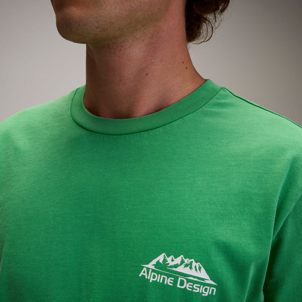[ADM24100-NG] MENS ALPINE DESIGN AD HIKE SS SHORT SLEEVE GRAPHIC UPF 30+ T-SHIRT