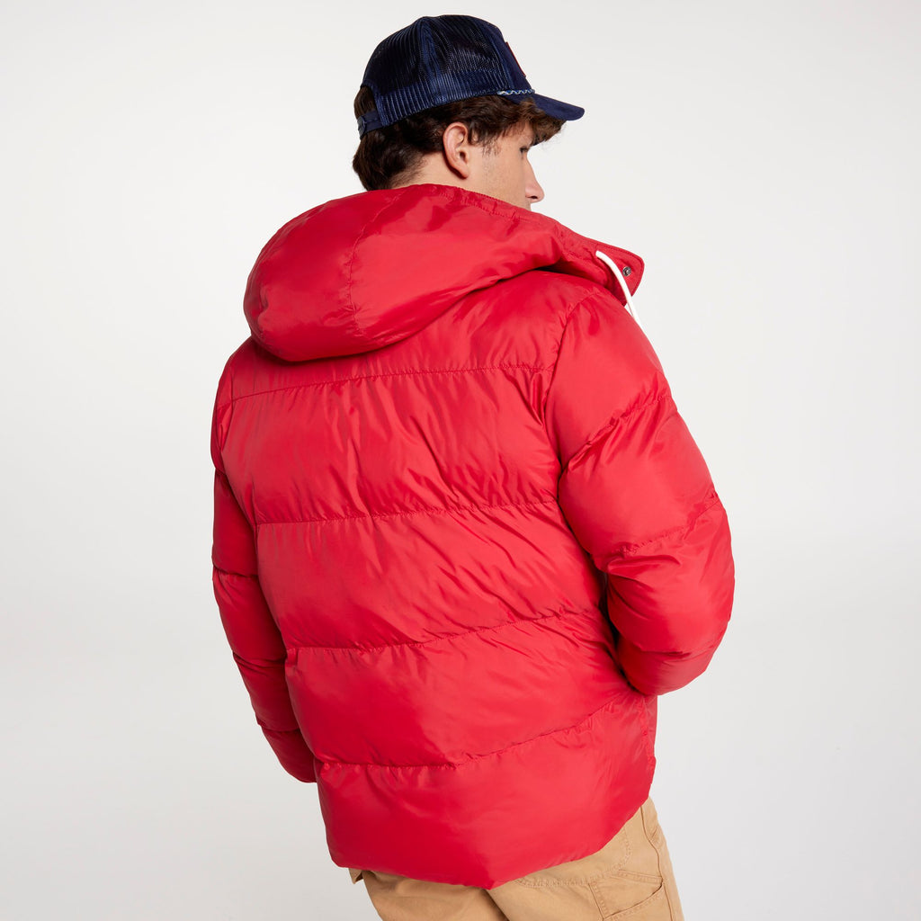 [ADM24506-BRIGHT CRIMSON] MENS ALPINE DESIGN PUFFER JACKET
