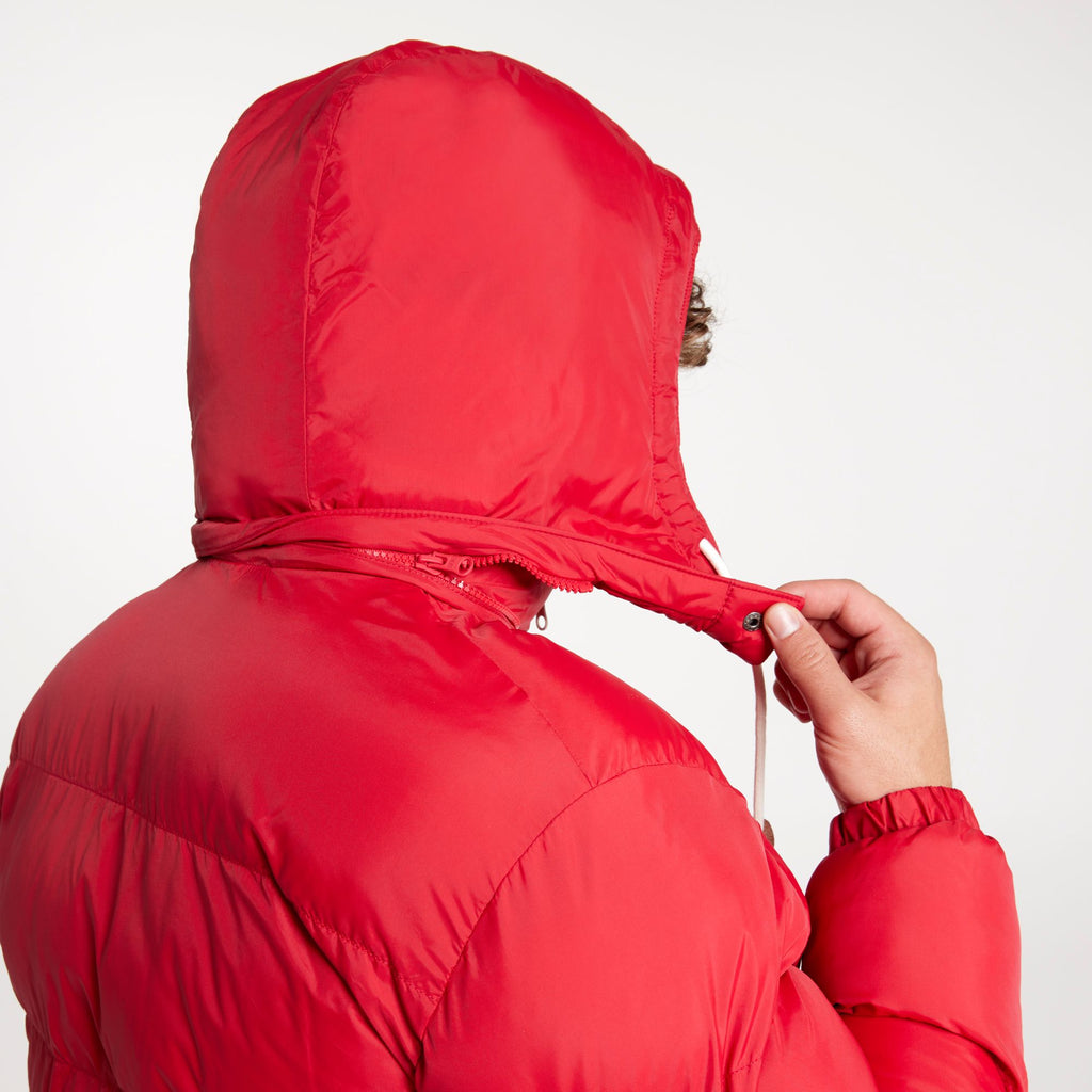 [ADM24506-BRIGHT CRIMSON] MENS ALPINE DESIGN PUFFER JACKET