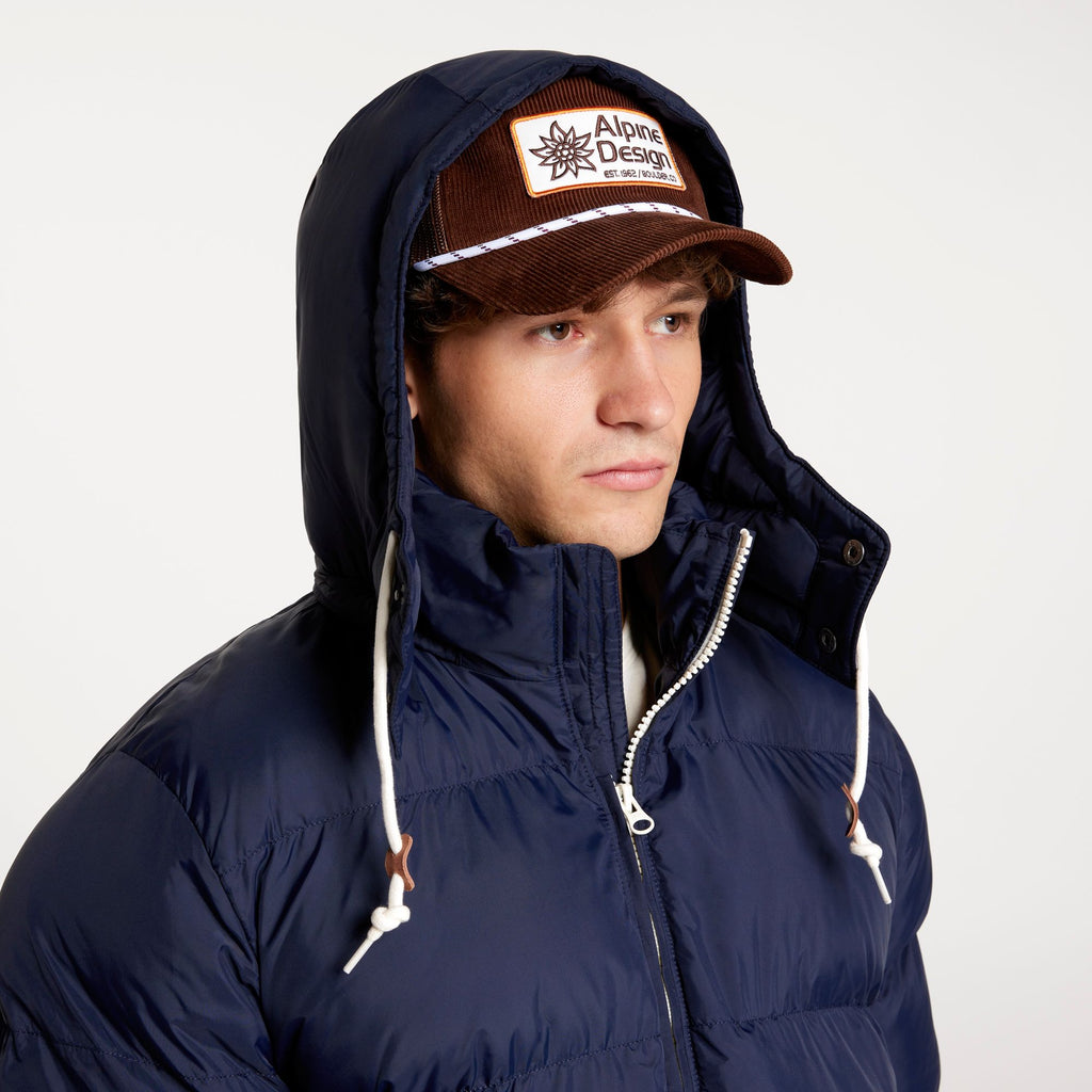 [ADM24506-DEEP NAVY] MENS ALPINE DESIGN PUFFER JACKET