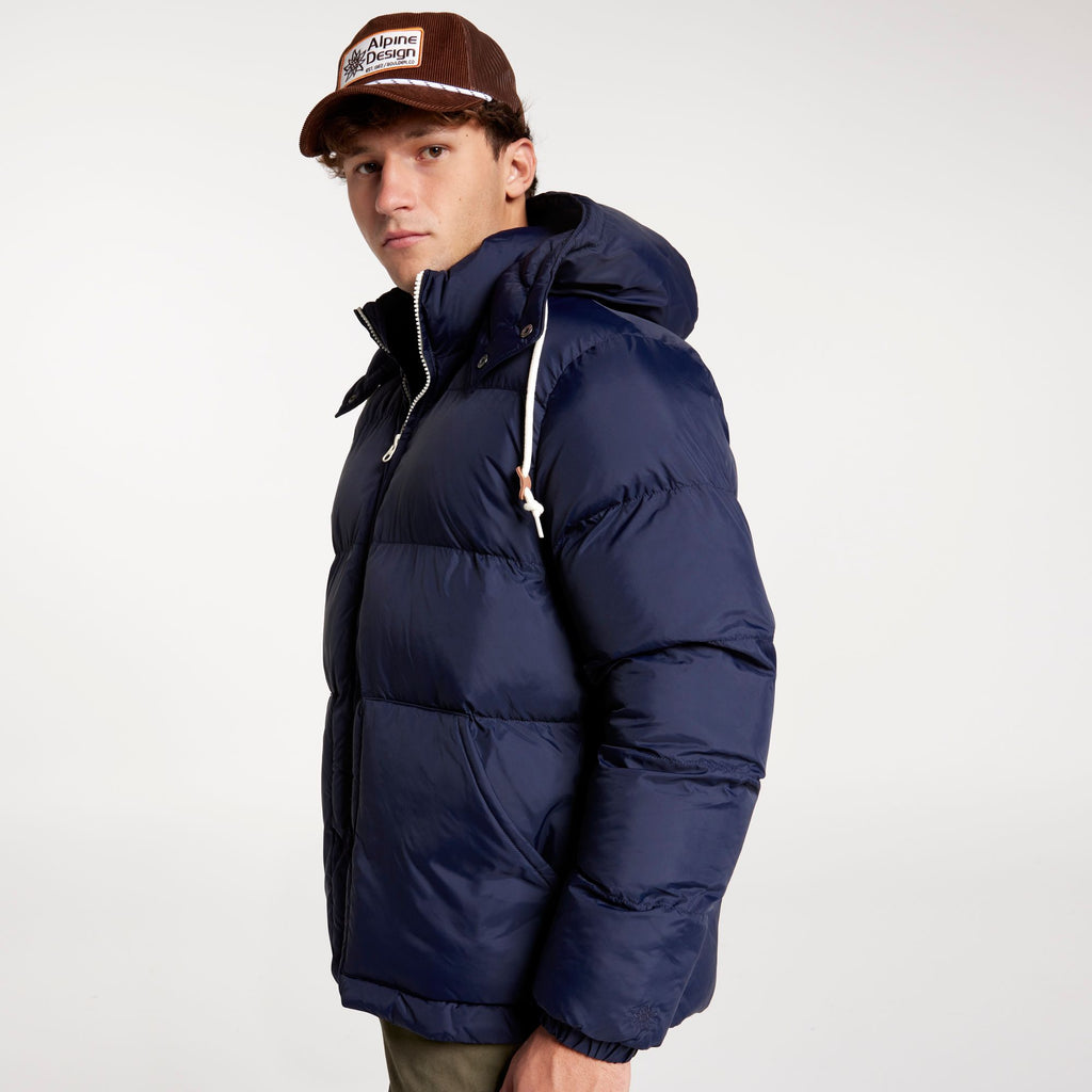 [ADM24506-DEEP NAVY] MENS ALPINE DESIGN PUFFER JACKET