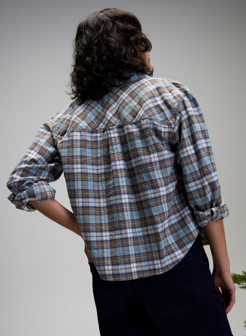 [ADW24300-BFRP] WOMENS ALPINE DESIGN AD HIKE MIDWEIGHT FLANNEL