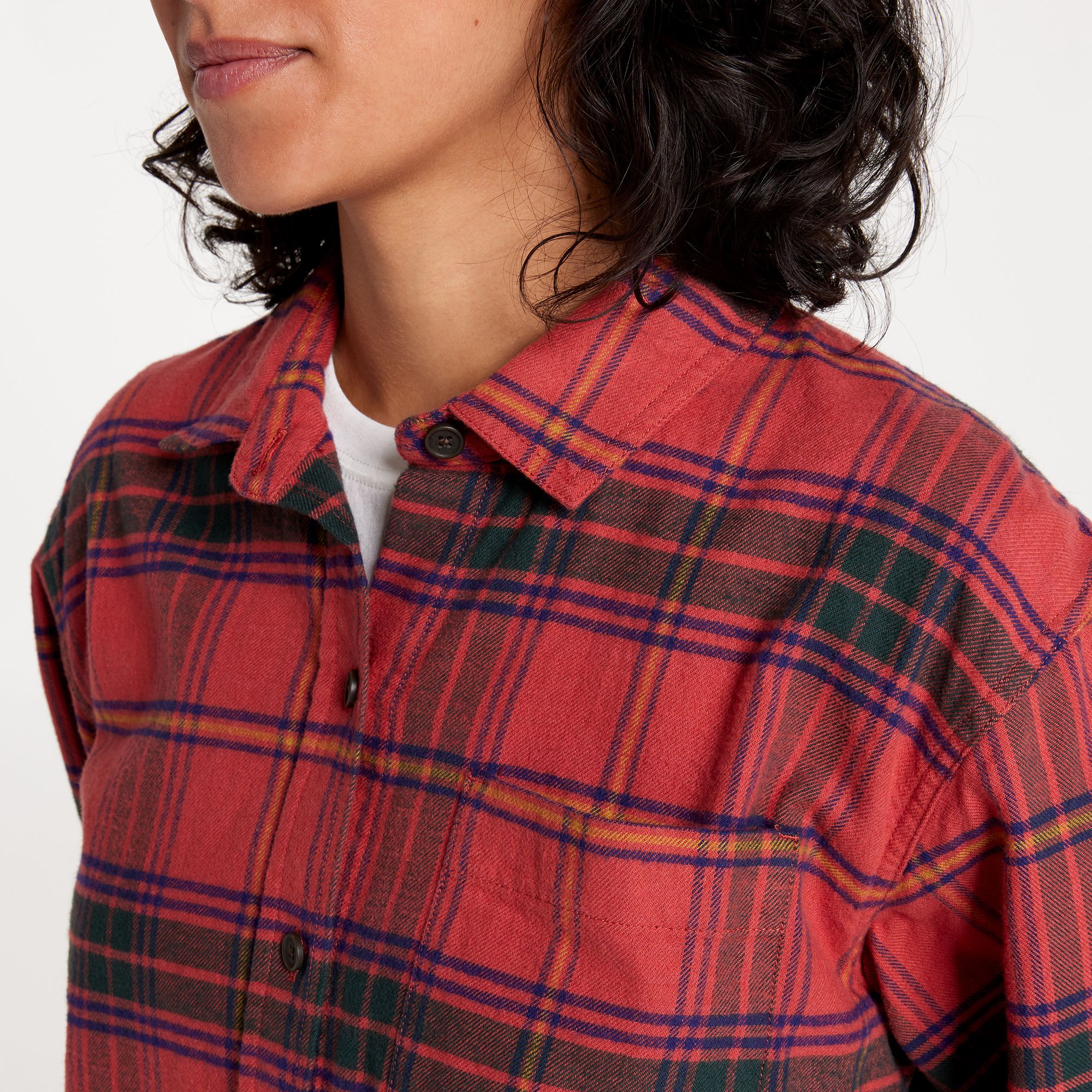 [ADW24300-RFSP] WOMENS ALPINE DESIGN AD HIKE MIDWEIGHT FLANNEL