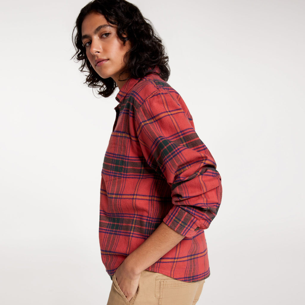 [ADW24300-RFSP] WOMENS ALPINE DESIGN AD HIKE MIDWEIGHT FLANNEL