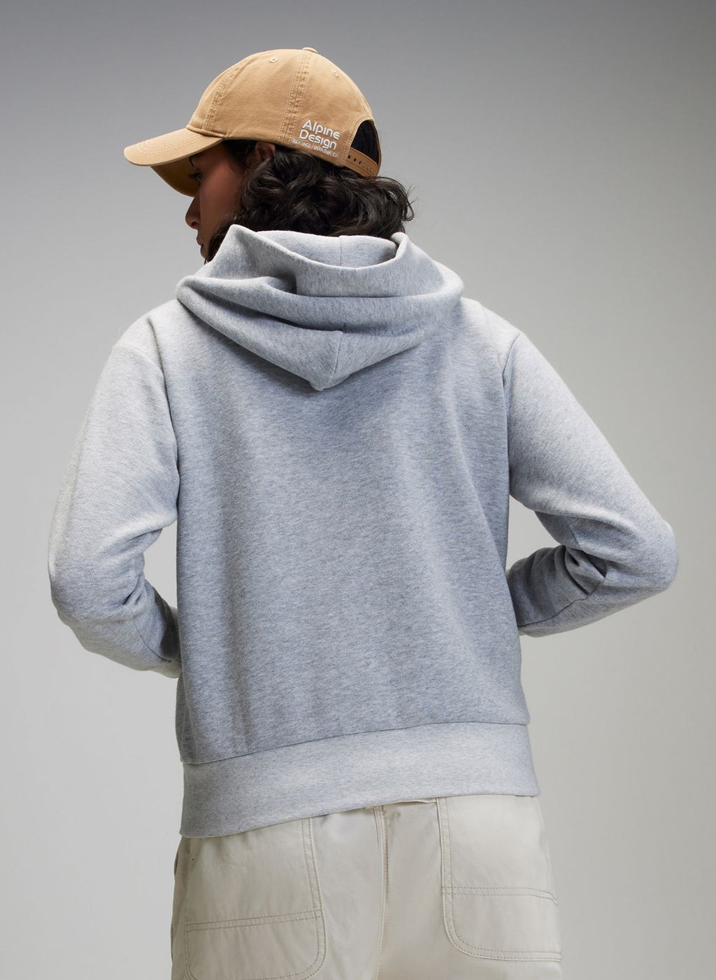 [ADW24600H-MGH] WOMENS ALPINE DESIGN AD HIKE RELAXED FIT PULLOVER HOODIE