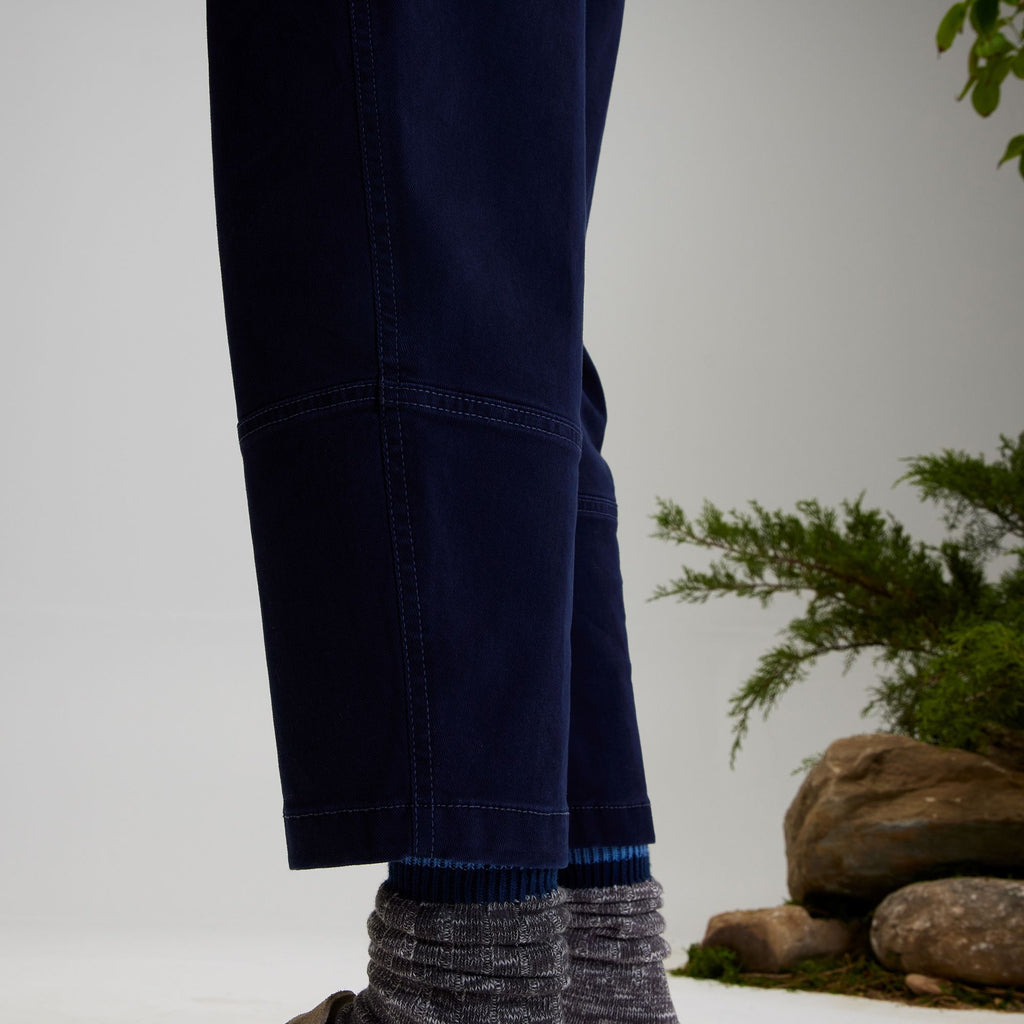 [ADW24905-DN] WOMENS ALPINE DESIGN BARREL RELAXED FIT HIGH RISE CROPPED PANTS