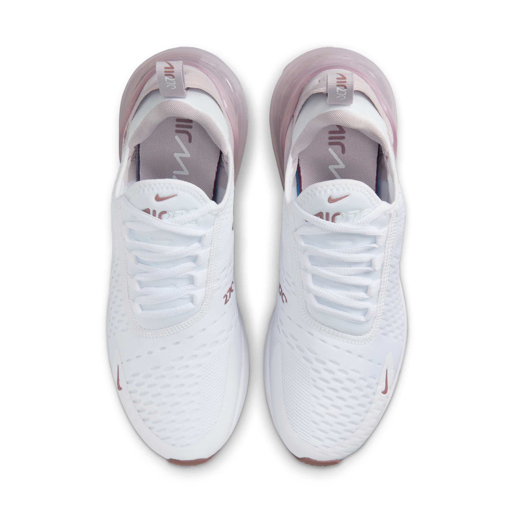 [AH6789-120] WOMENS NIKE AIR MAX 270 'WHITE PLATINUM VIOLET'