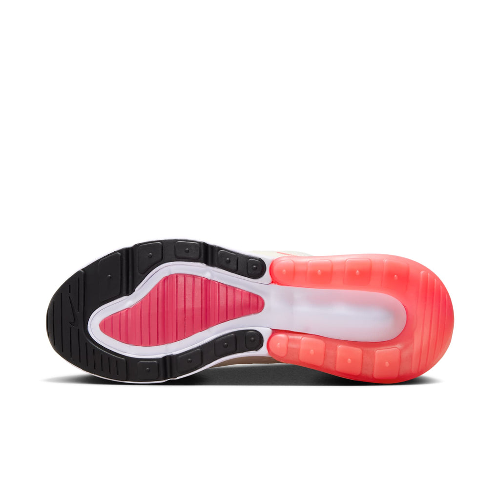 [AH6789-122] WOMENS NIKE AIR MAX 270 'SAIL HOT PUNCH'