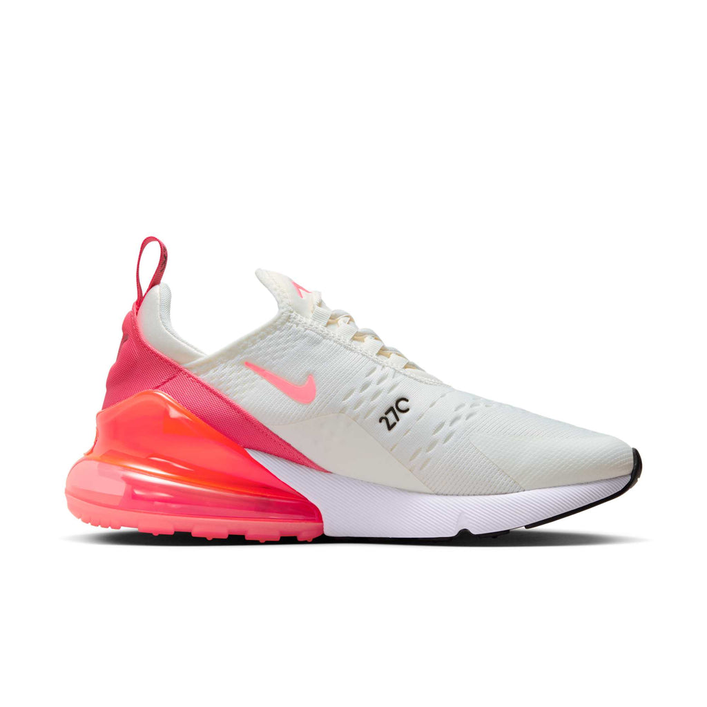 [AH6789-122] WOMENS NIKE AIR MAX 270 'SAIL HOT PUNCH'