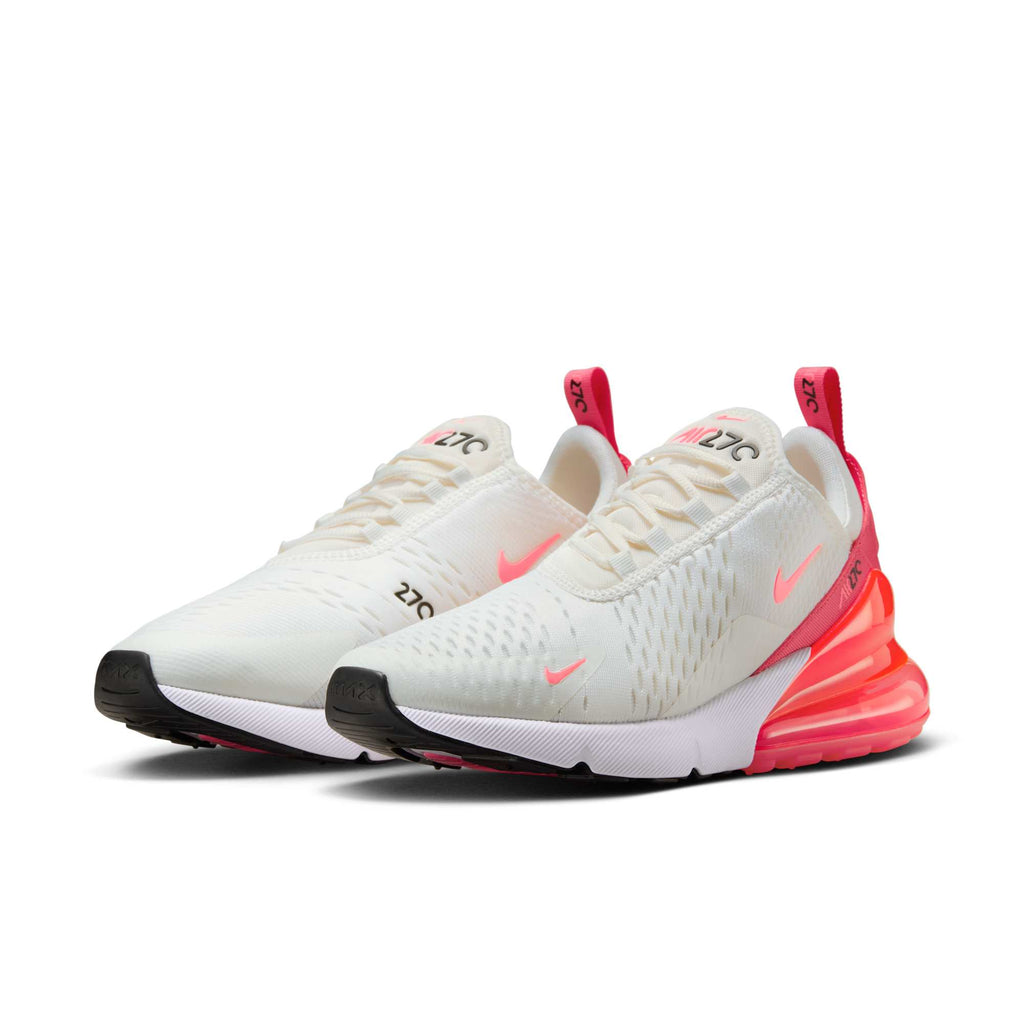 [AH6789-122] WOMENS NIKE AIR MAX 270 'SAIL HOT PUNCH'