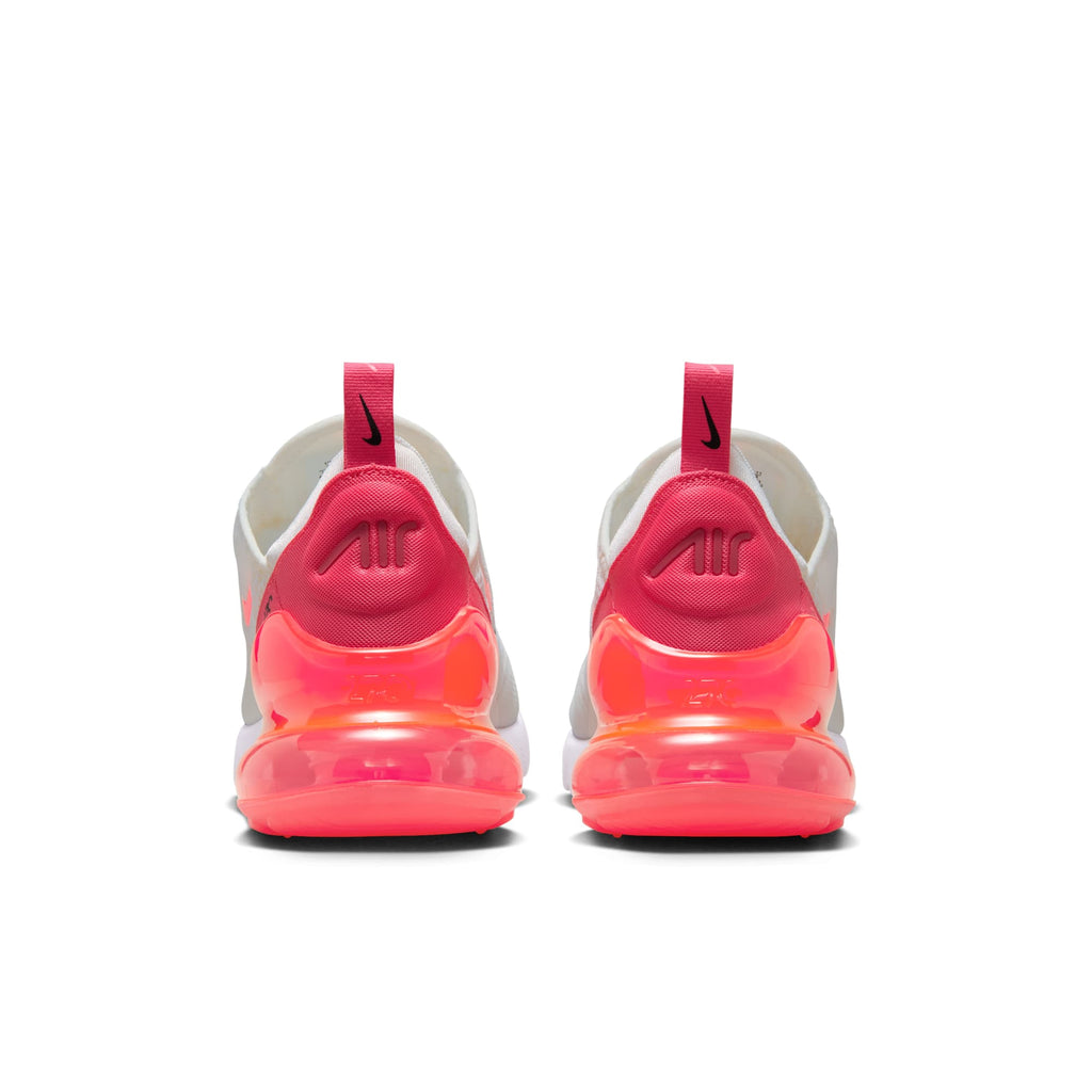 [AH6789-122] WOMENS NIKE AIR MAX 270 'SAIL HOT PUNCH'