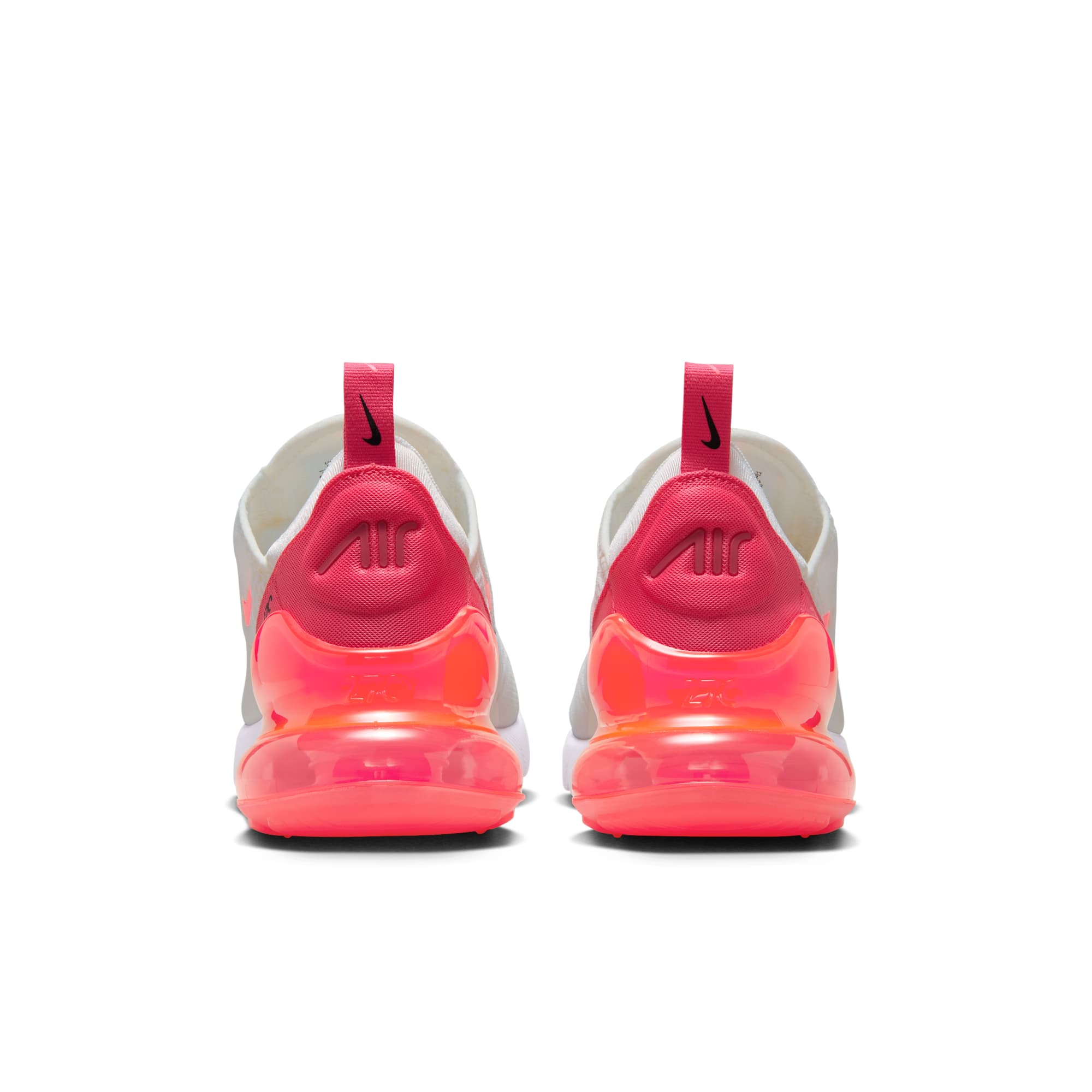 [AH6789-122] WOMENS NIKE AIR MAX 270 'SAIL HOT PUNCH'