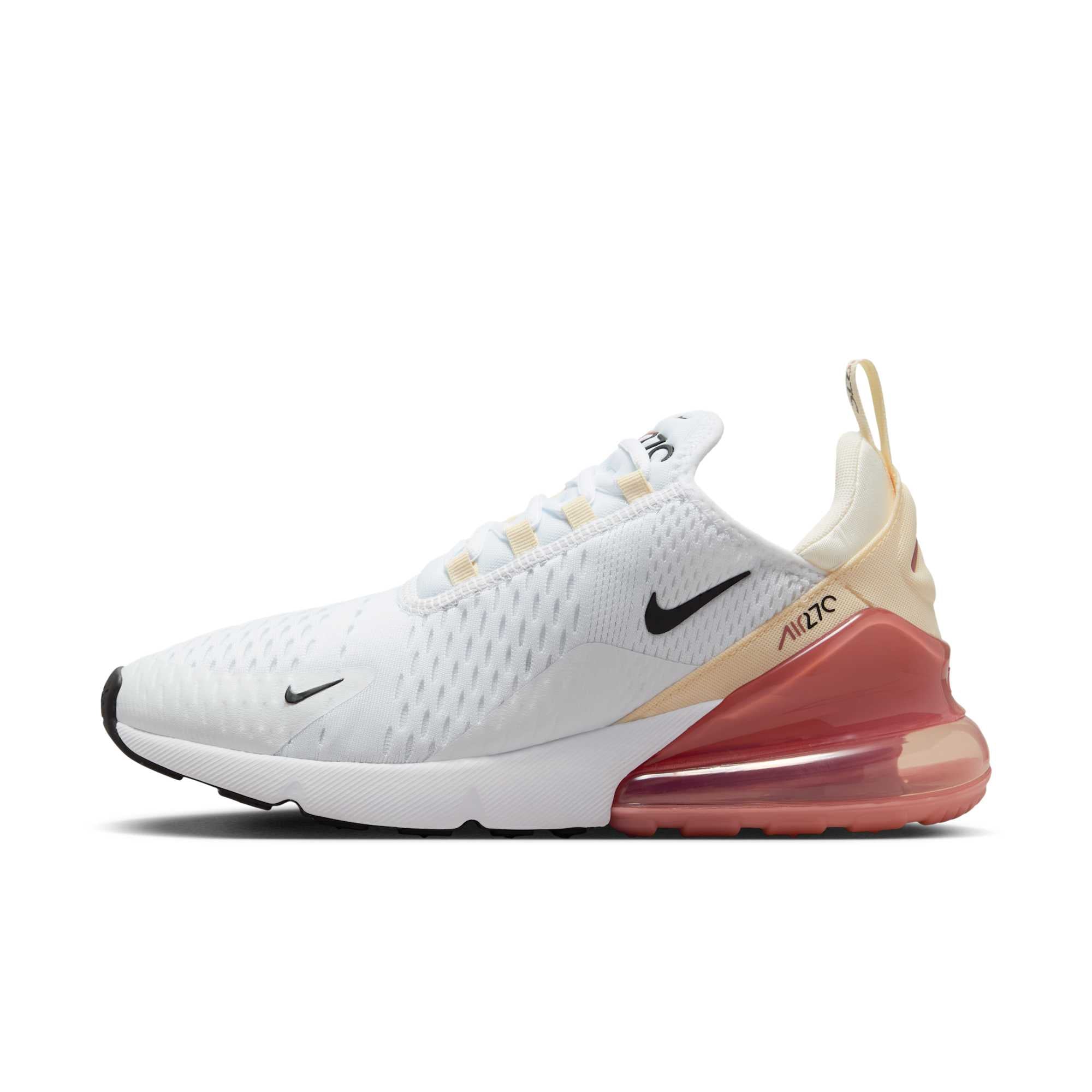 [AH6789-123] WOMENS NIKE AIR MAX 270 'WHITE PALE IVORY'