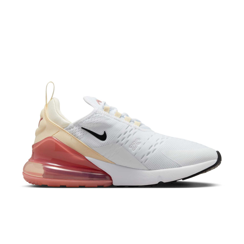 [AH6789-123] WOMENS NIKE AIR MAX 270 'WHITE PALE IVORY'