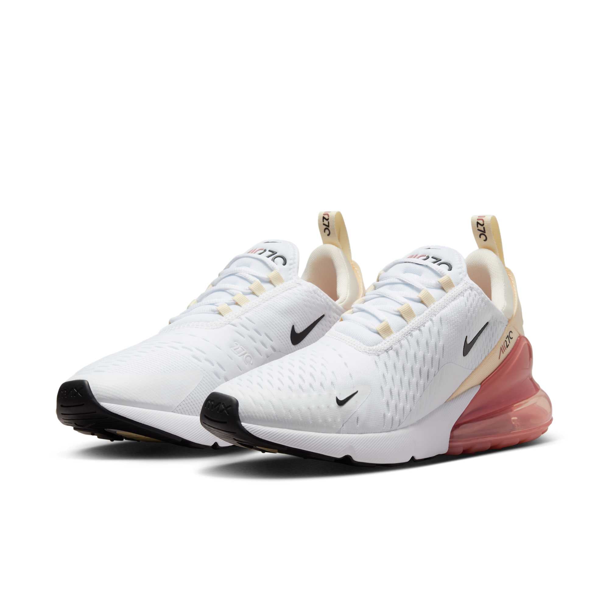 [AH6789-123] WOMENS NIKE AIR MAX 270 'WHITE PALE IVORY'