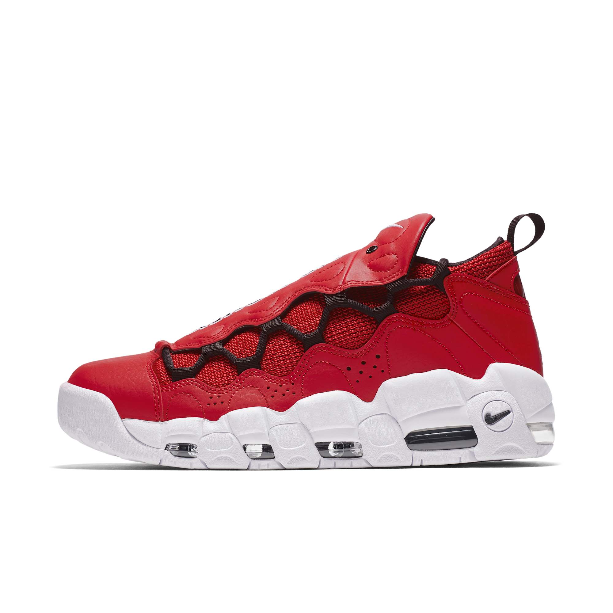 [AJ2998-600] Mens Nike Air More Money 'Gym Red'