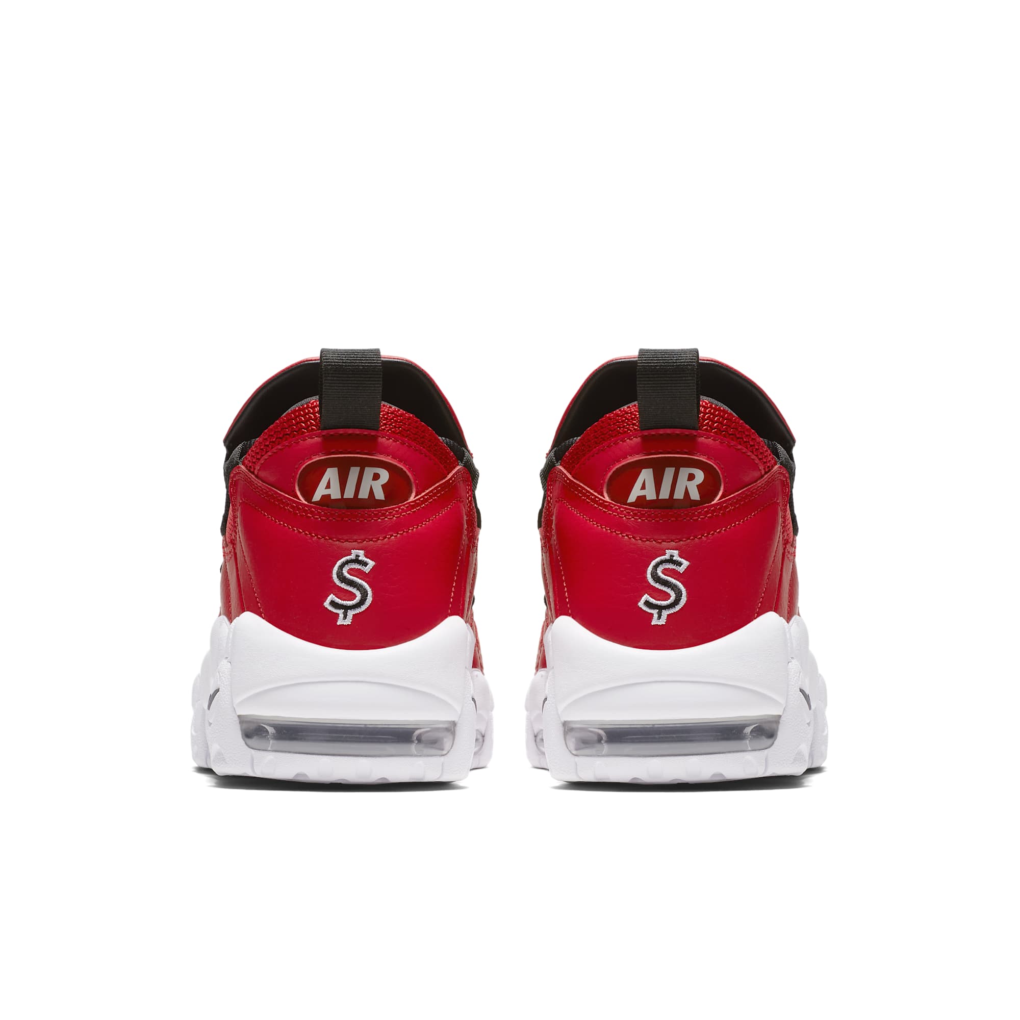 [AJ2998-600] Mens Nike Air More Money 'Gym Red'
