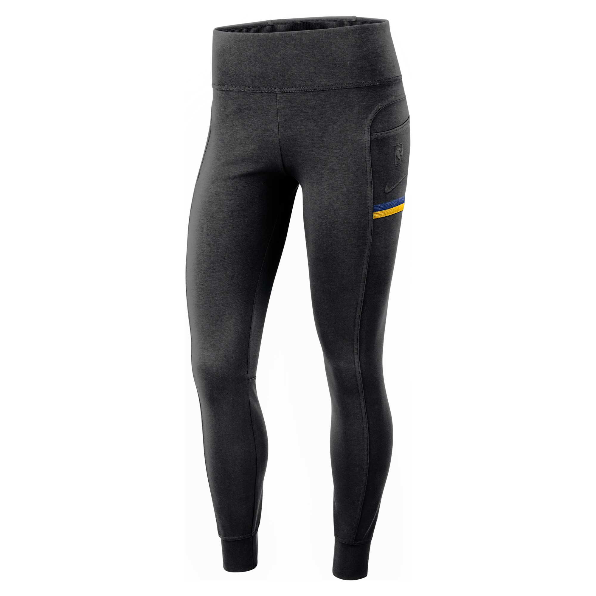 [AJ7137-010] Womens Nike NBA Golden State Warriors Tight Fit Pants