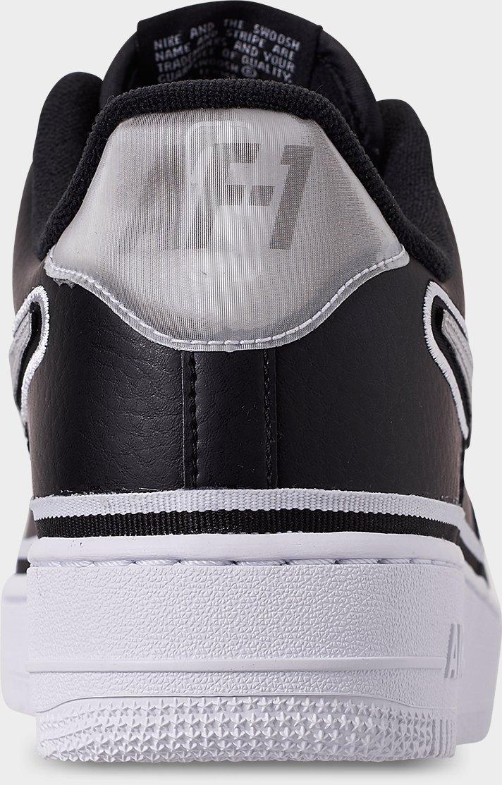 [AJ7748-001] MENS NIKE AIR FORCE 1 LOW SPORT 'NBA BLACK WHITE'