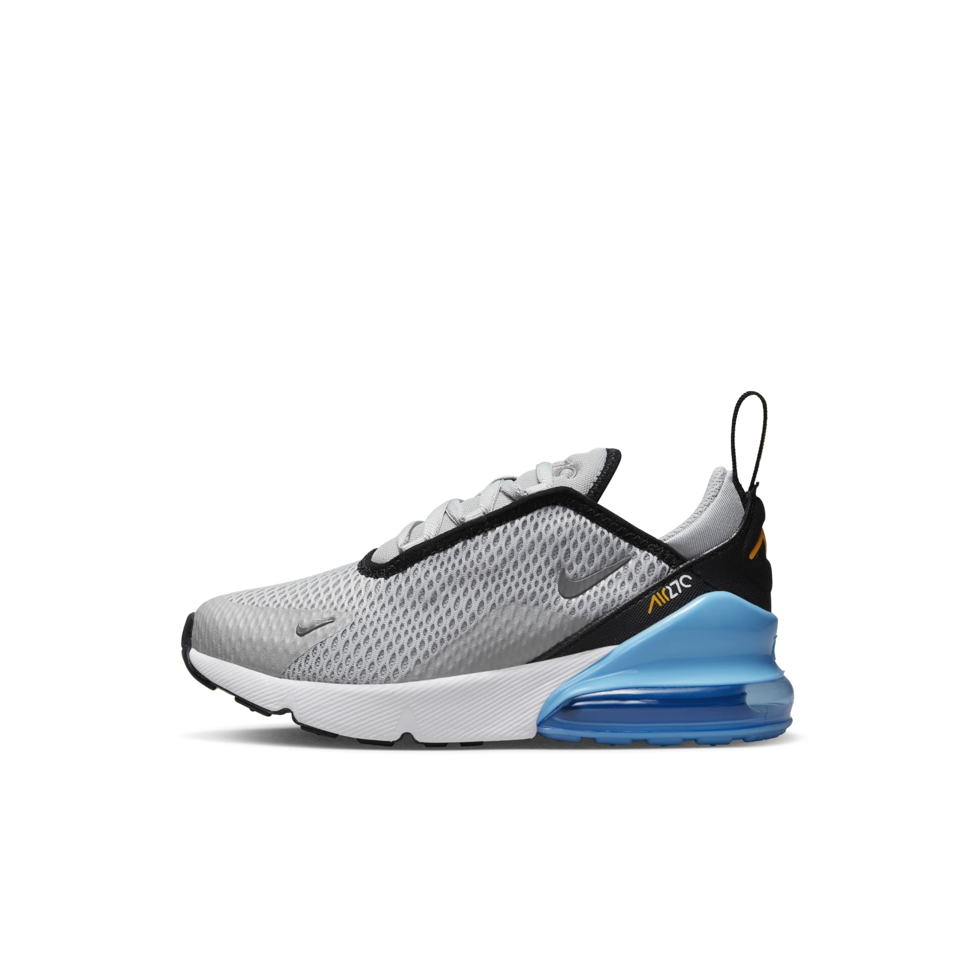 [AO2372-027] Preschool Nike AIR MAX 270 PS 'LIGHT SMOKE GREY BALTIC BLUE'