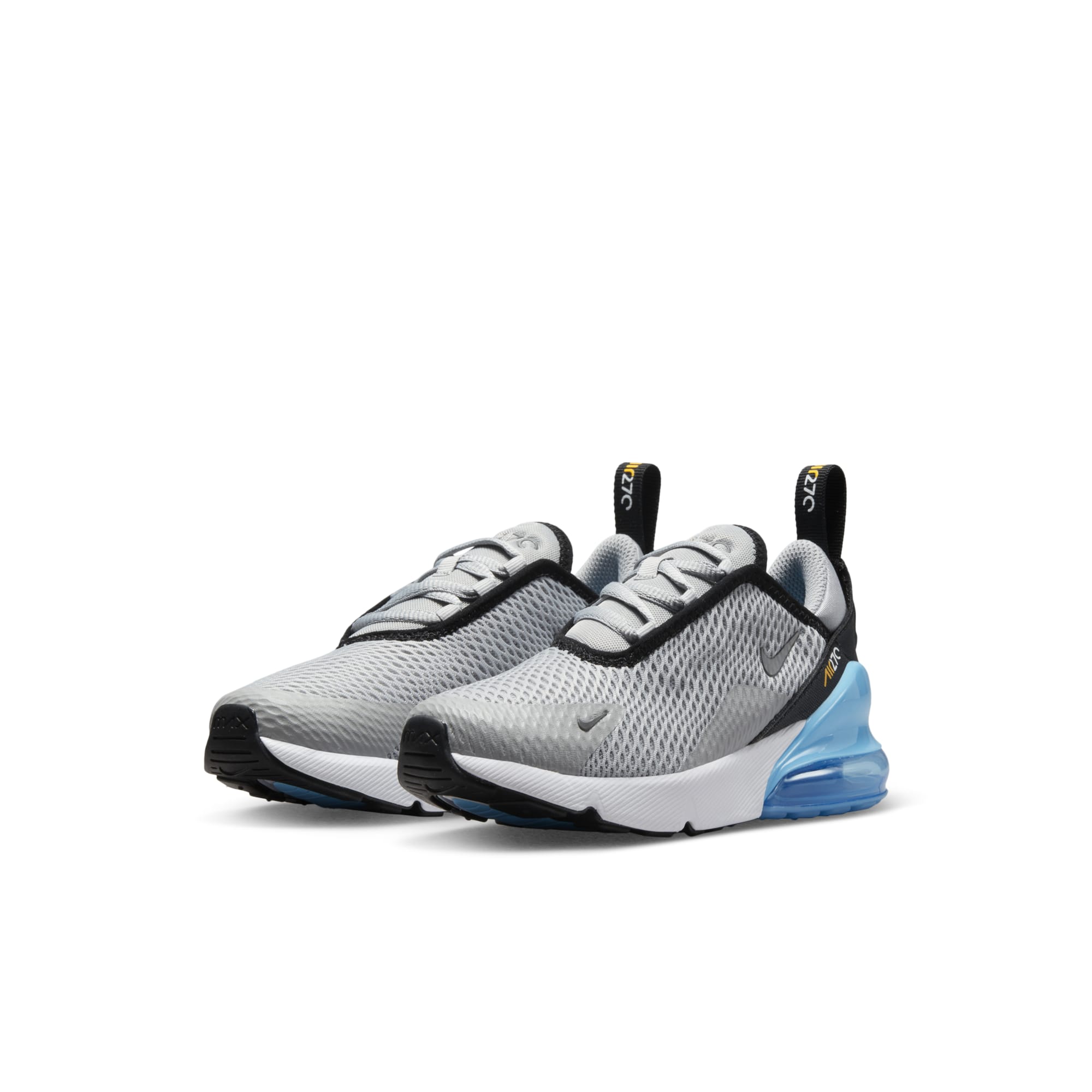 [AO2372-027] Preschool Nike AIR MAX 270 PS 'LIGHT SMOKE GREY BALTIC BLUE'