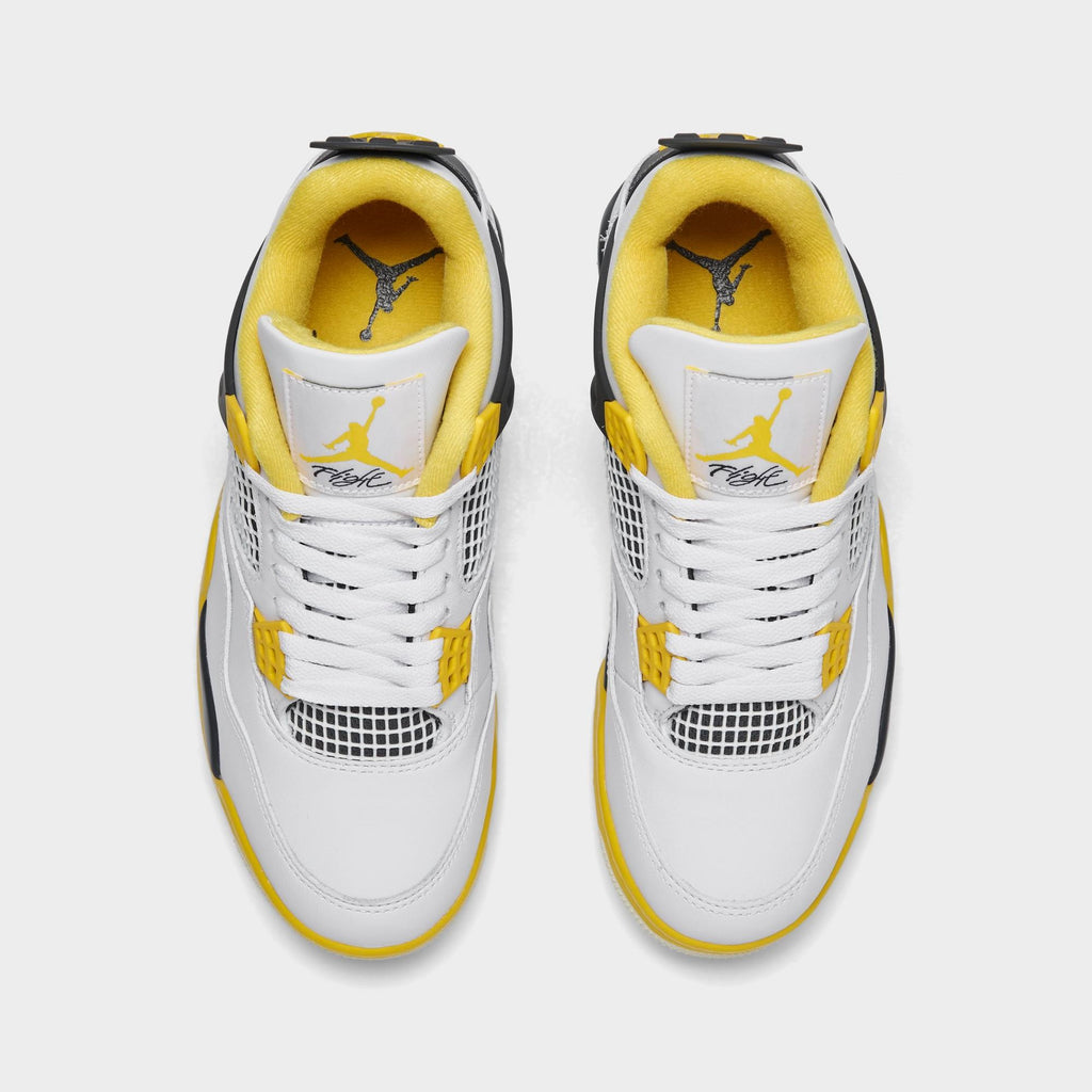 [AQ9129-101] WOMENS AIR JORDAN RETRO 4 'VIVID SULFUR'