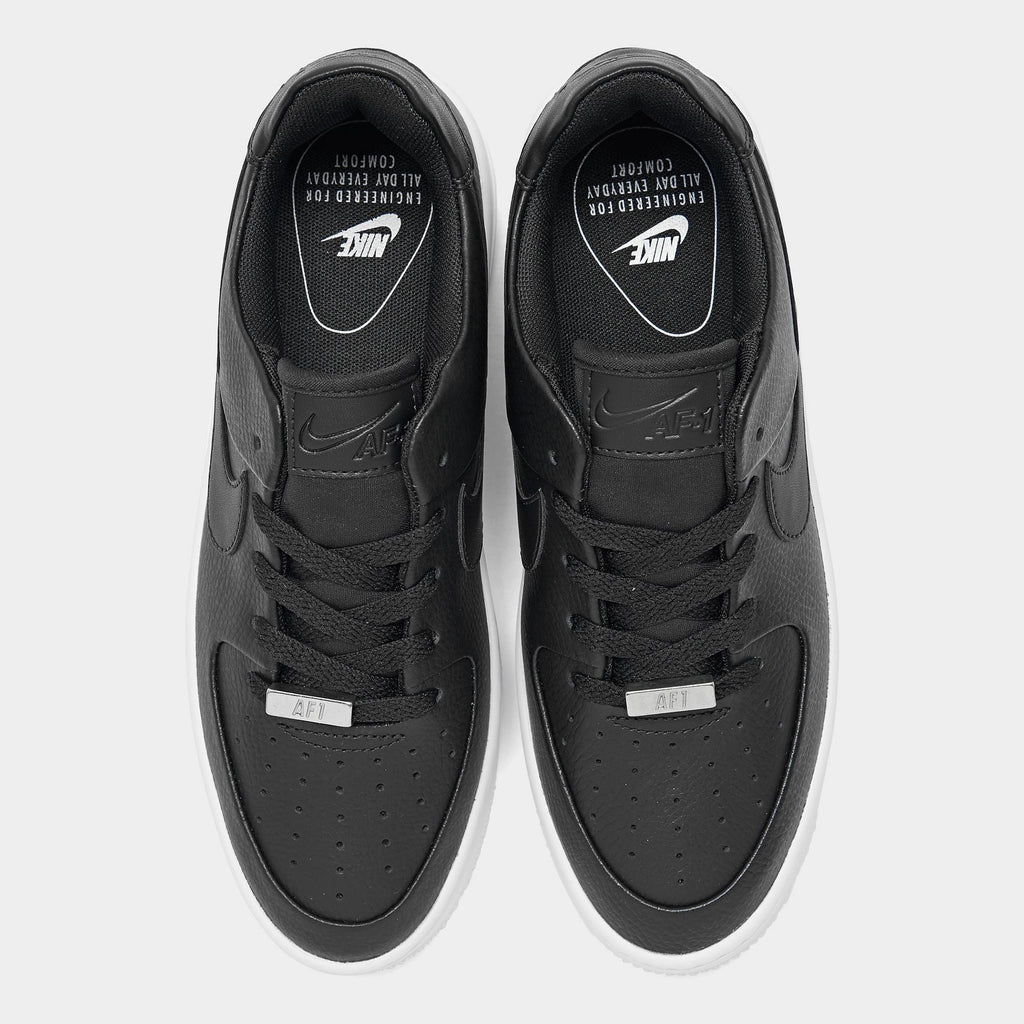 [AR5339-002] WOMENS NIKE AIR FORCE 1 SAGE LOW 'BLACK WHITE'