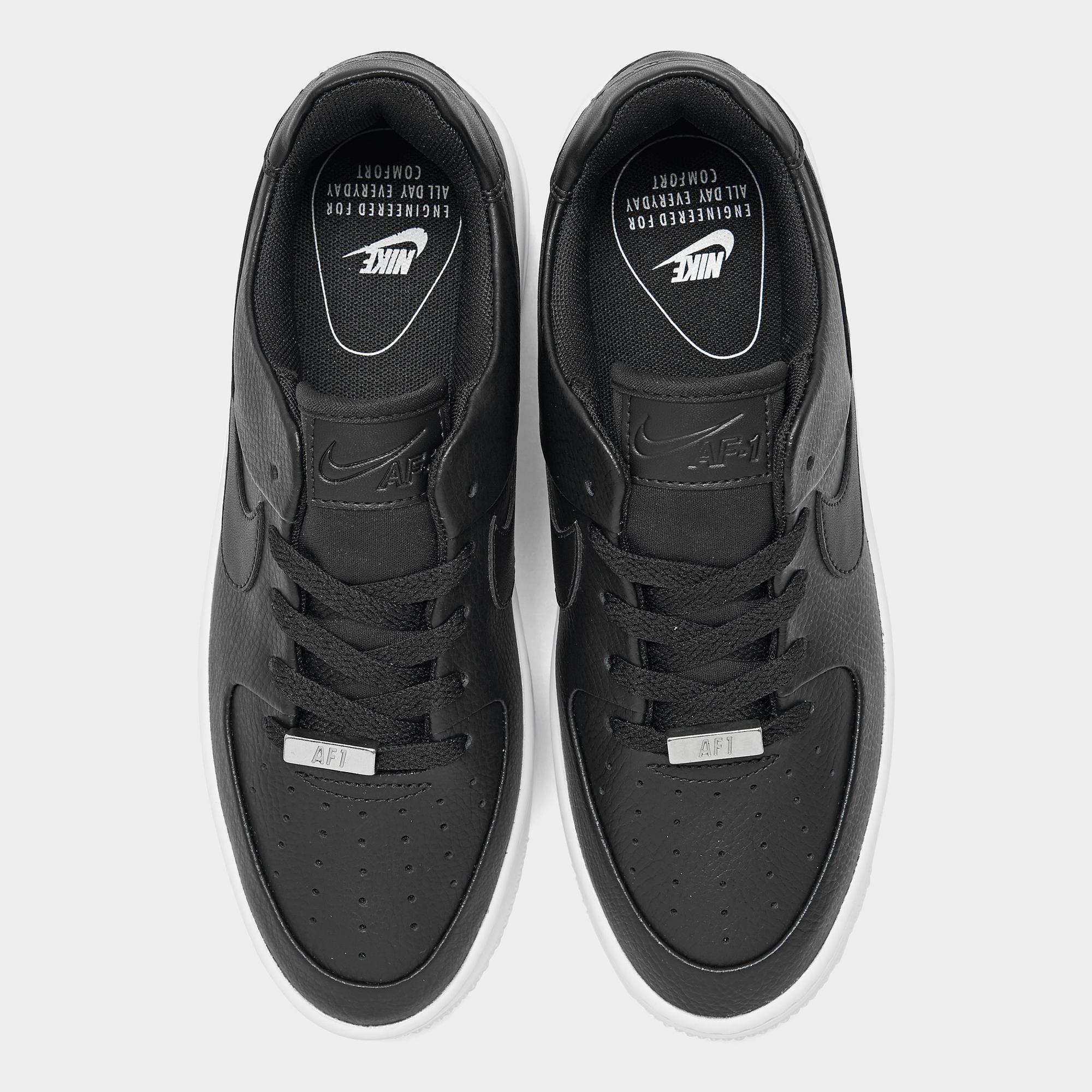 [AR5339-002] WOMENS NIKE AIR FORCE 1 SAGE LOW 'BLACK WHITE'