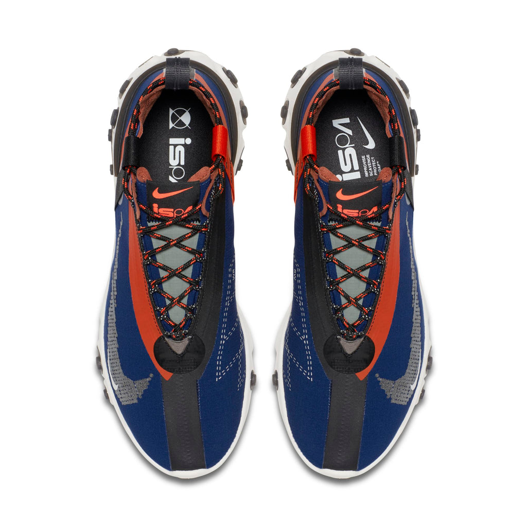 [AT3143-400] Mens Nike REACT RUNNER MID WR 'ISPA BLUE VOID TEAM ORANGE'