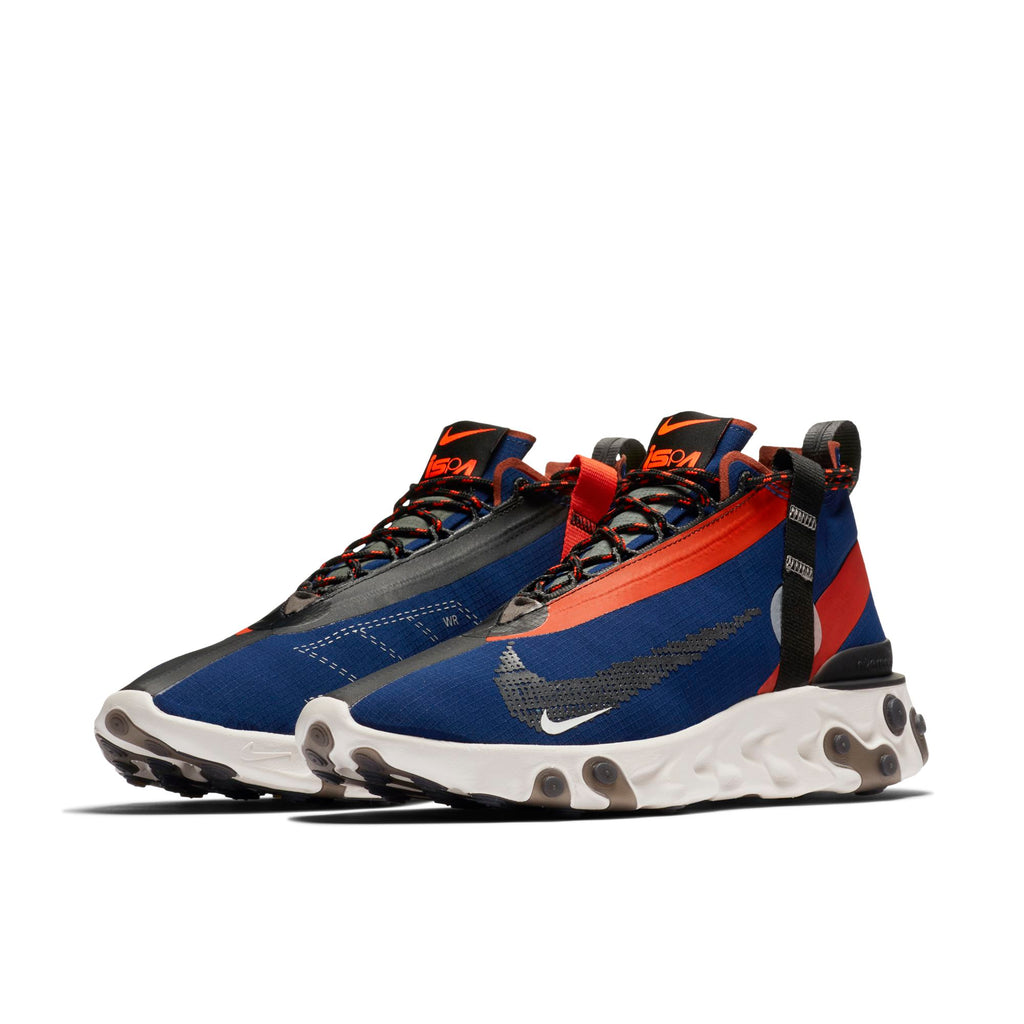 [AT3143-400] Mens Nike REACT RUNNER MID WR 'ISPA BLUE VOID TEAM ORANGE'