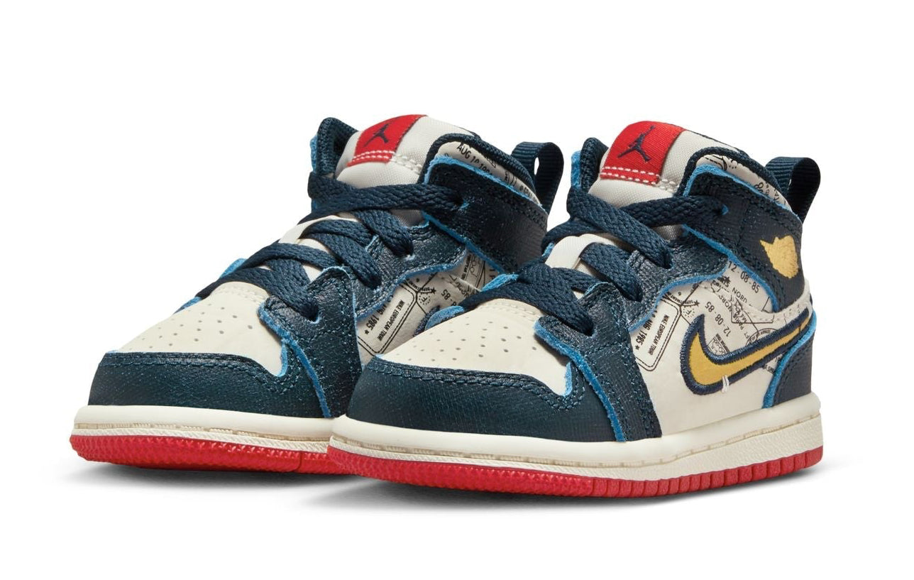 [FN1351-400] TODDLERS AIR JORDAN RETRO 1 MID SE 'TAKE FLIGHT (TD)'