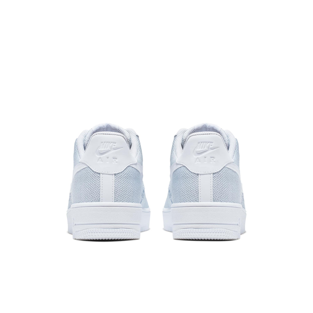[AV3042-100] Mens NIKE AIR FORCE 1 FLYKNIT LOW 2.0 'PURE PLATINUM'