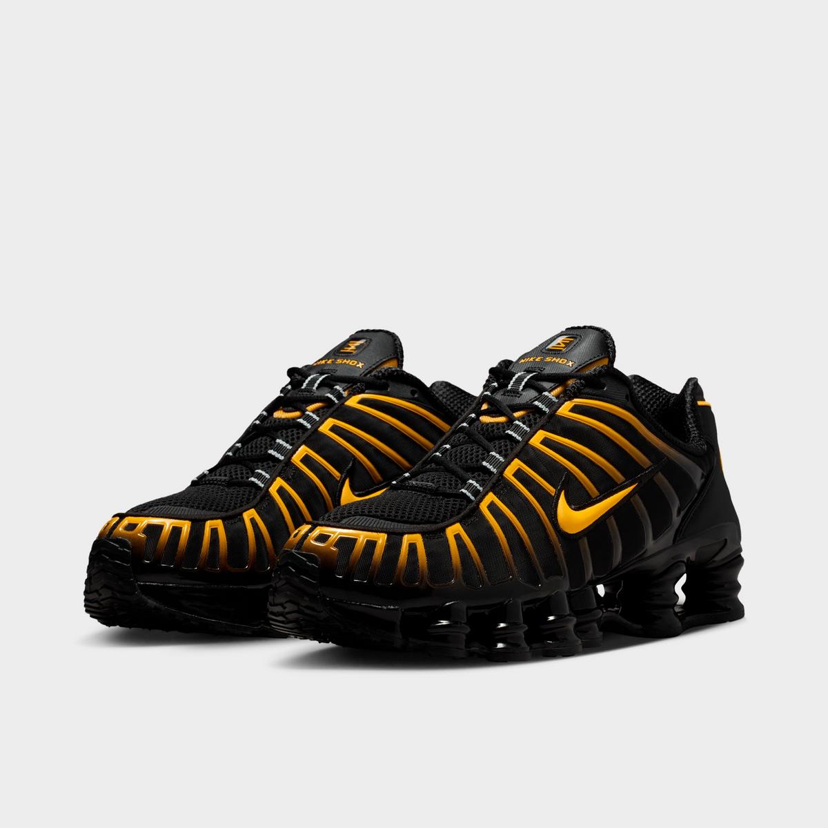 [AV3595-013] MENS NIKE SHOX TL 'BLACK UNIVERSITY GOLD'