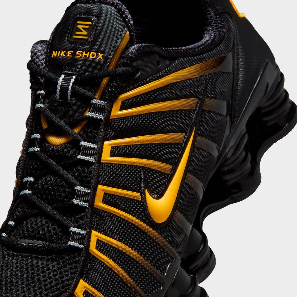 [AV3595-013] MENS NIKE SHOX TL 'BLACK UNIVERSITY GOLD'