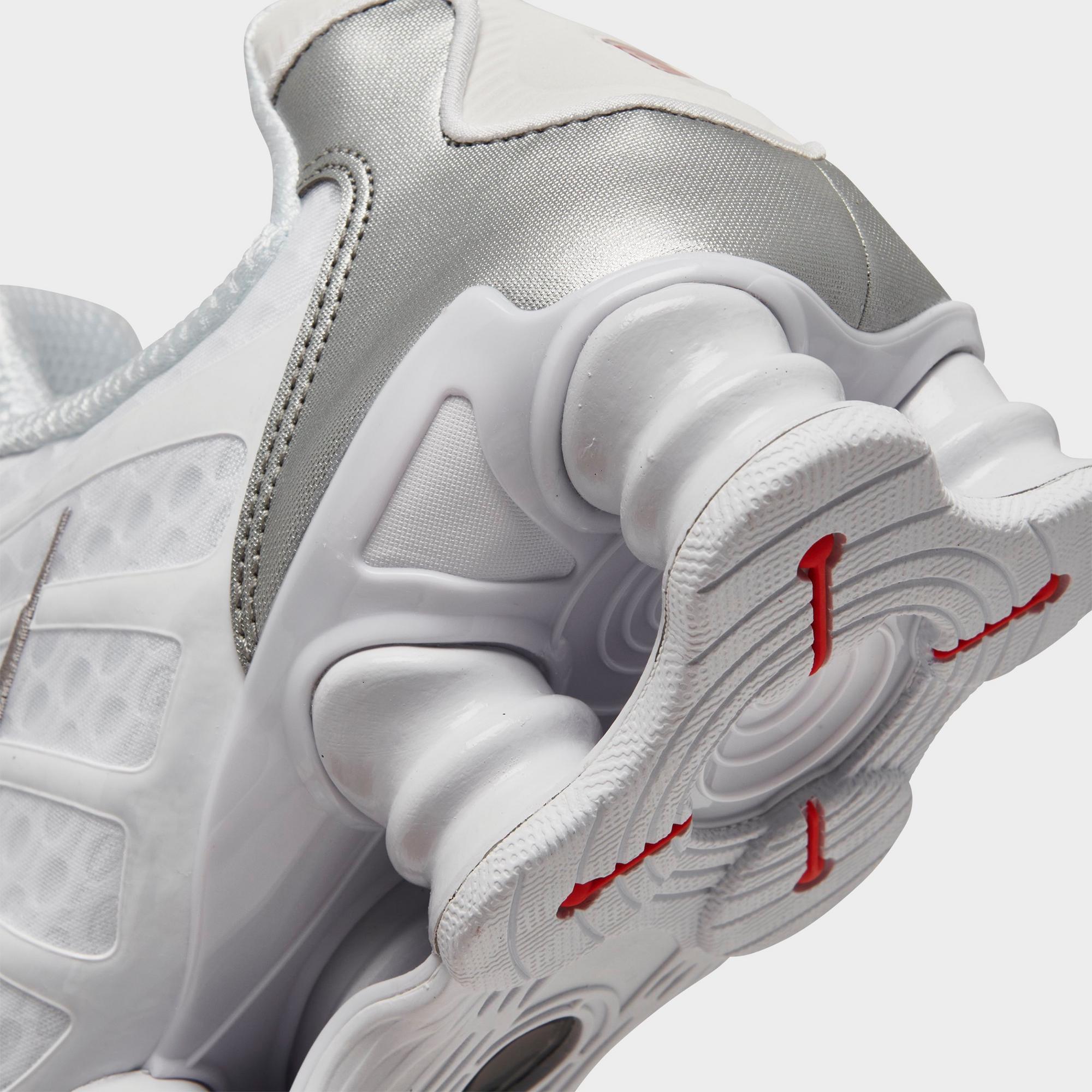 [AV3595-100] MENS NIKE SHOX TL 'WHITE METALLIC SILVER'