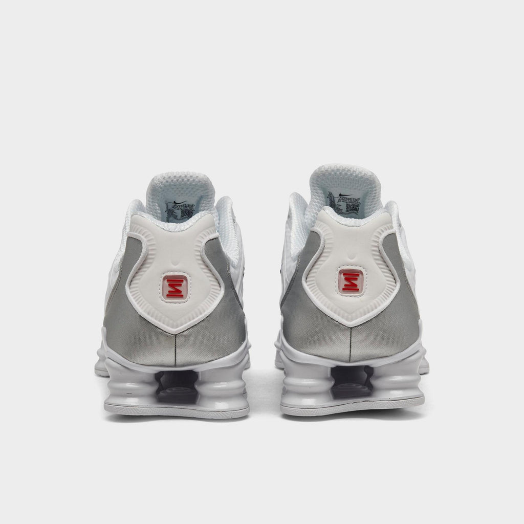 [AV3595-100] MENS NIKE SHOX TL 'WHITE METALLIC SILVER'