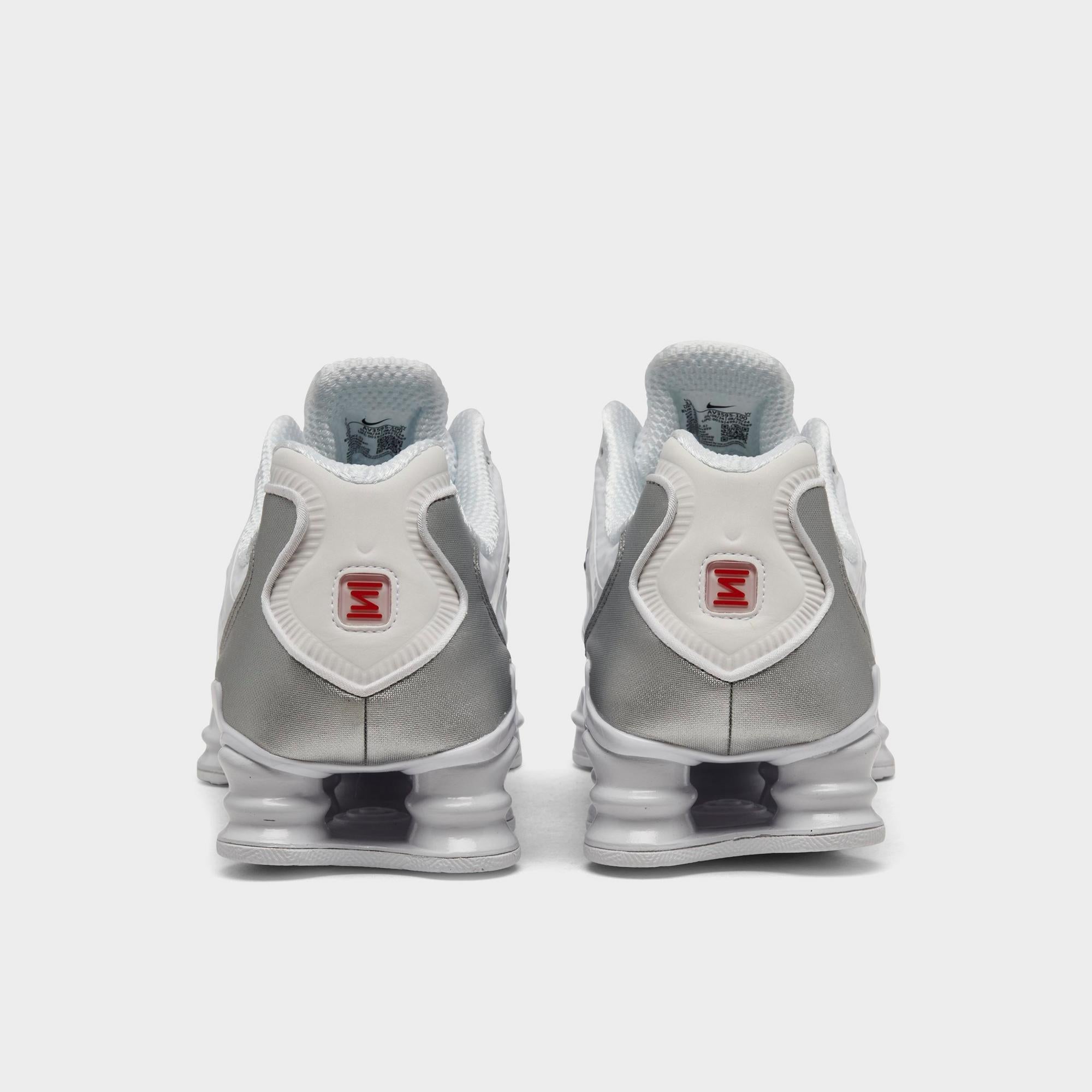 [AV3595-100] MENS NIKE SHOX TL 'WHITE METALLIC SILVER'