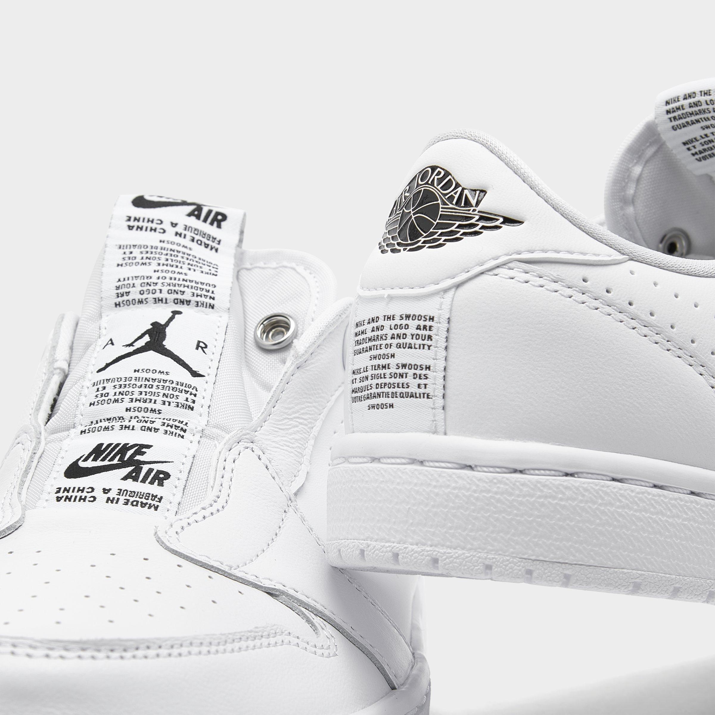 [AV3918-100] WOMENS AIR JORDAN RETRO 1 LOW SLIP 'WHITE'