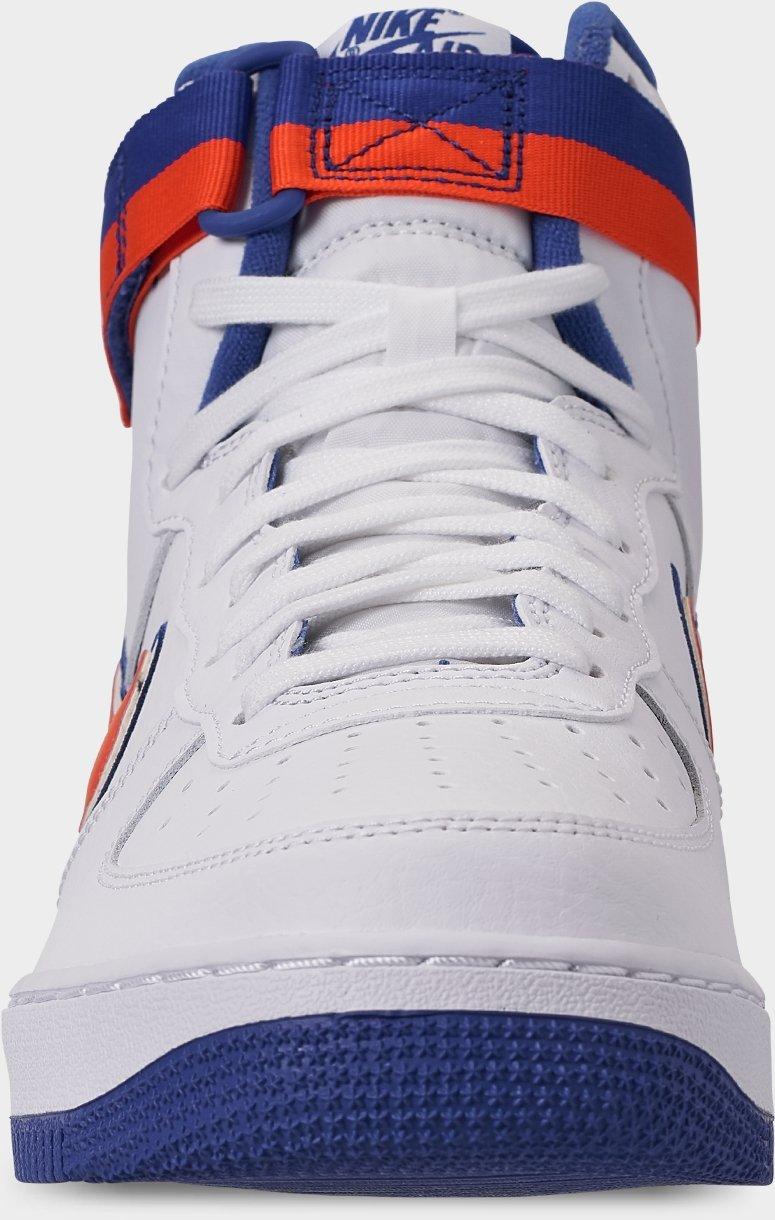 [AV3938-100] MENS NIKE AIR FORCE 1 HIGH SPORT 'NBA WHITE TEAM ORANGE GAME ROYAL'