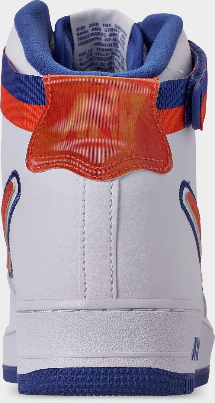 [AV3938-100] MENS NIKE AIR FORCE 1 HIGH SPORT 'NBA WHITE TEAM ORANGE GAME ROYAL'