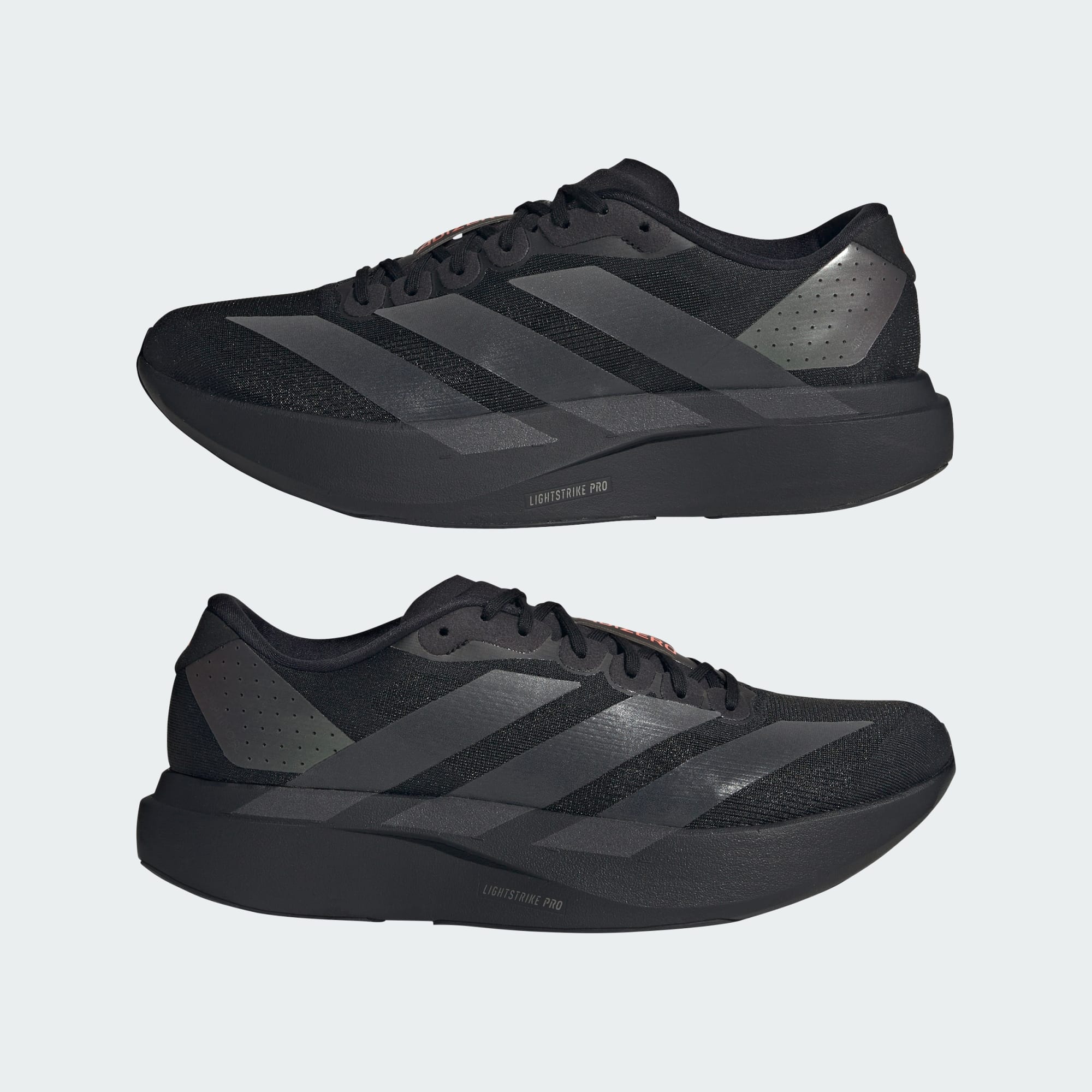 [KJ1363] MENS ADIDAS ADIZERO EVO SL 'BLACK GREY IMPACT ORANGE'